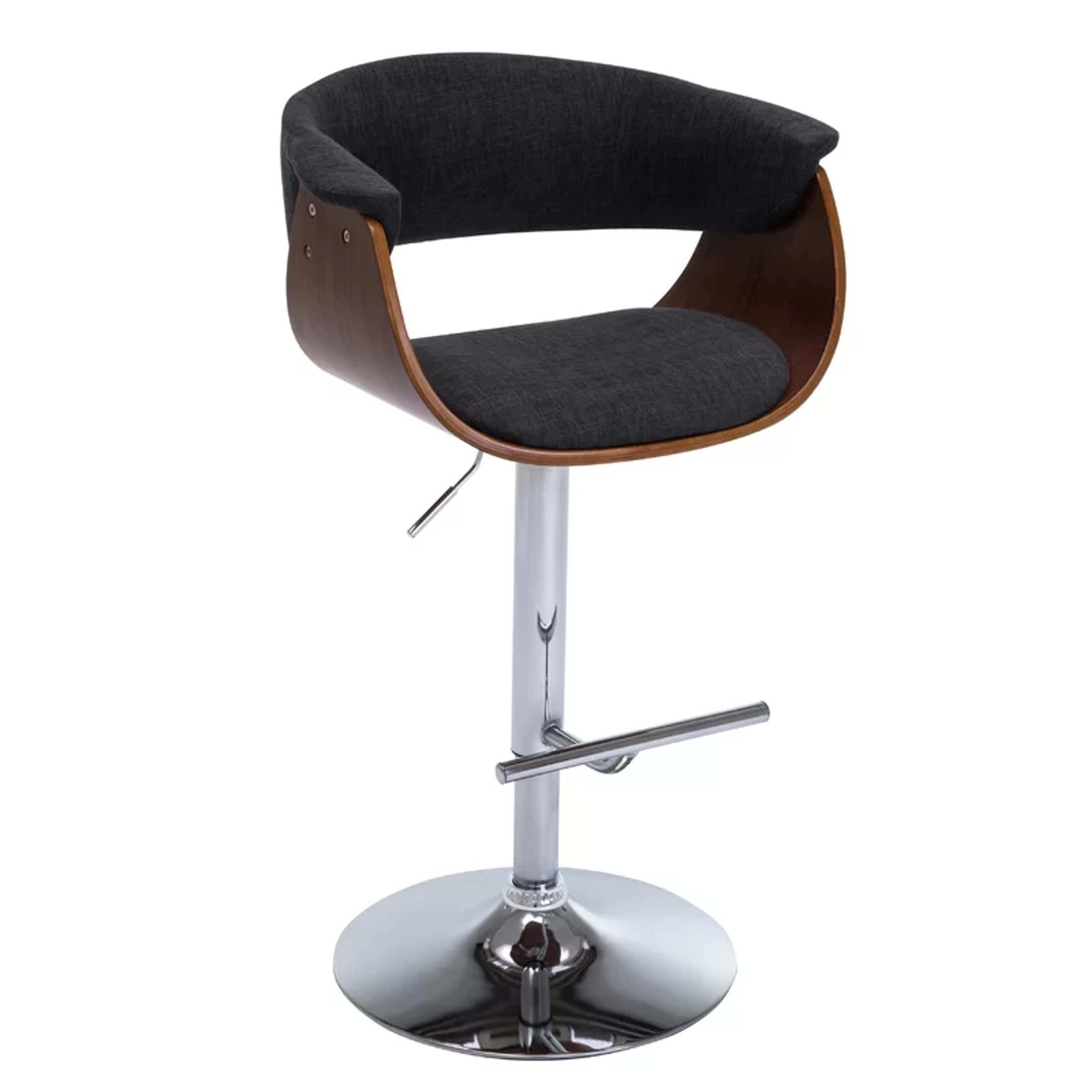 George Oliver Zachery Swivel Adjustable Height Counter & Bar Stool & Reviews | Wayfair