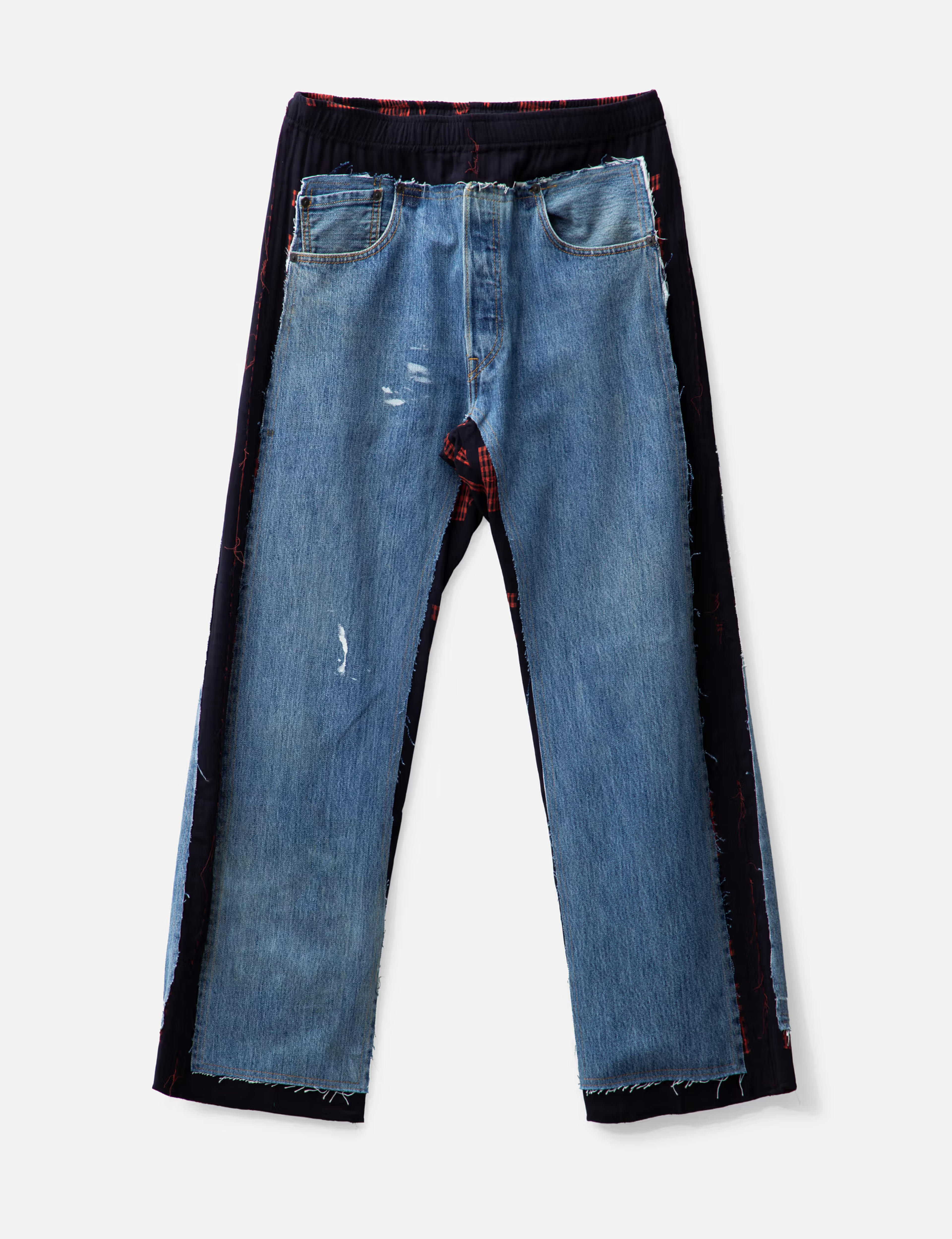 Needles - JEAN PANT COVERED PANT | HBX - Globally Curated Fashion and Lifestyle by Hypebeast