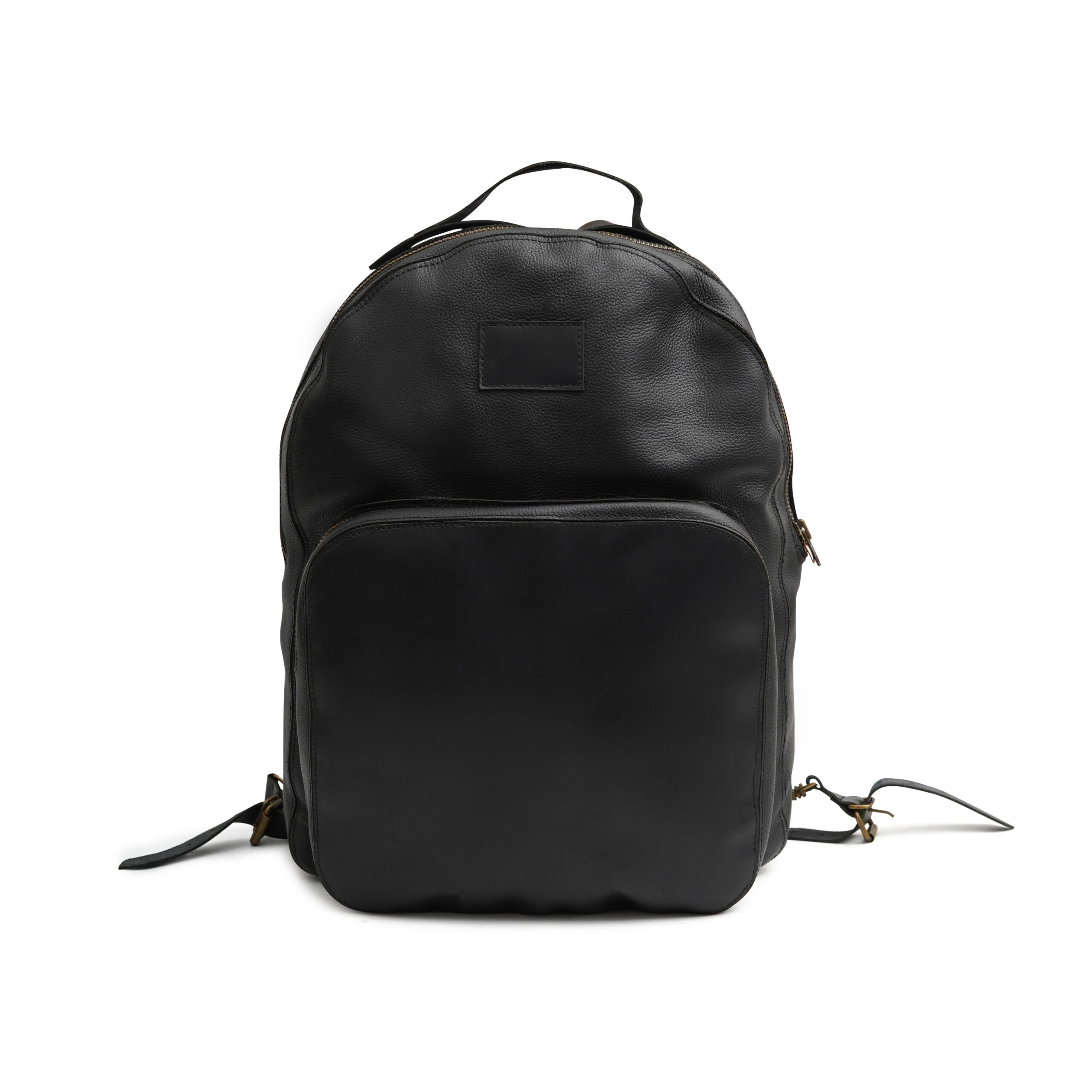 Genuine Black leather backpack for sale