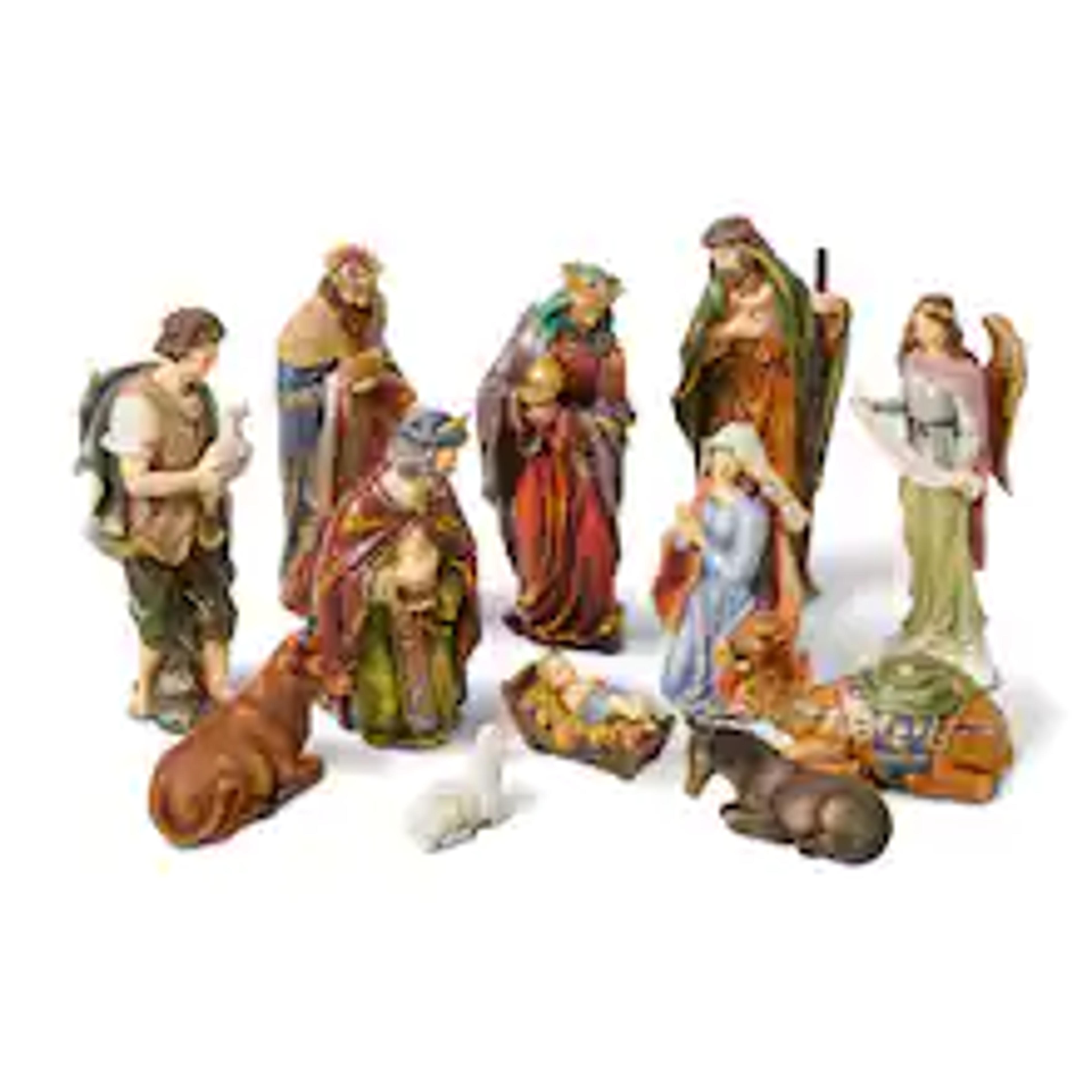 Glitzhome® 10" Nativity Figurine Set | Michaels