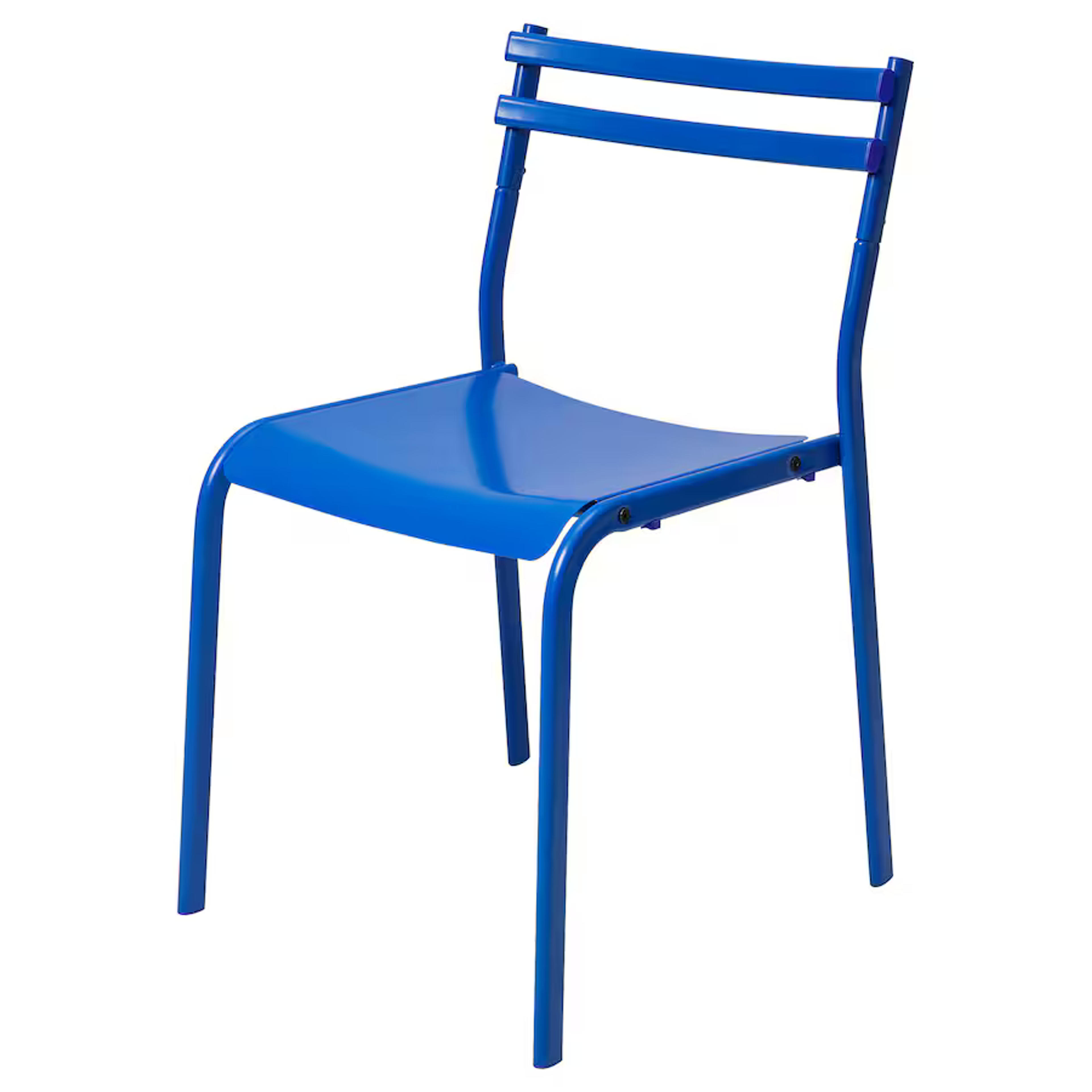 GENESÖN Stuhl, Metall/blau - IKEA Deutschland