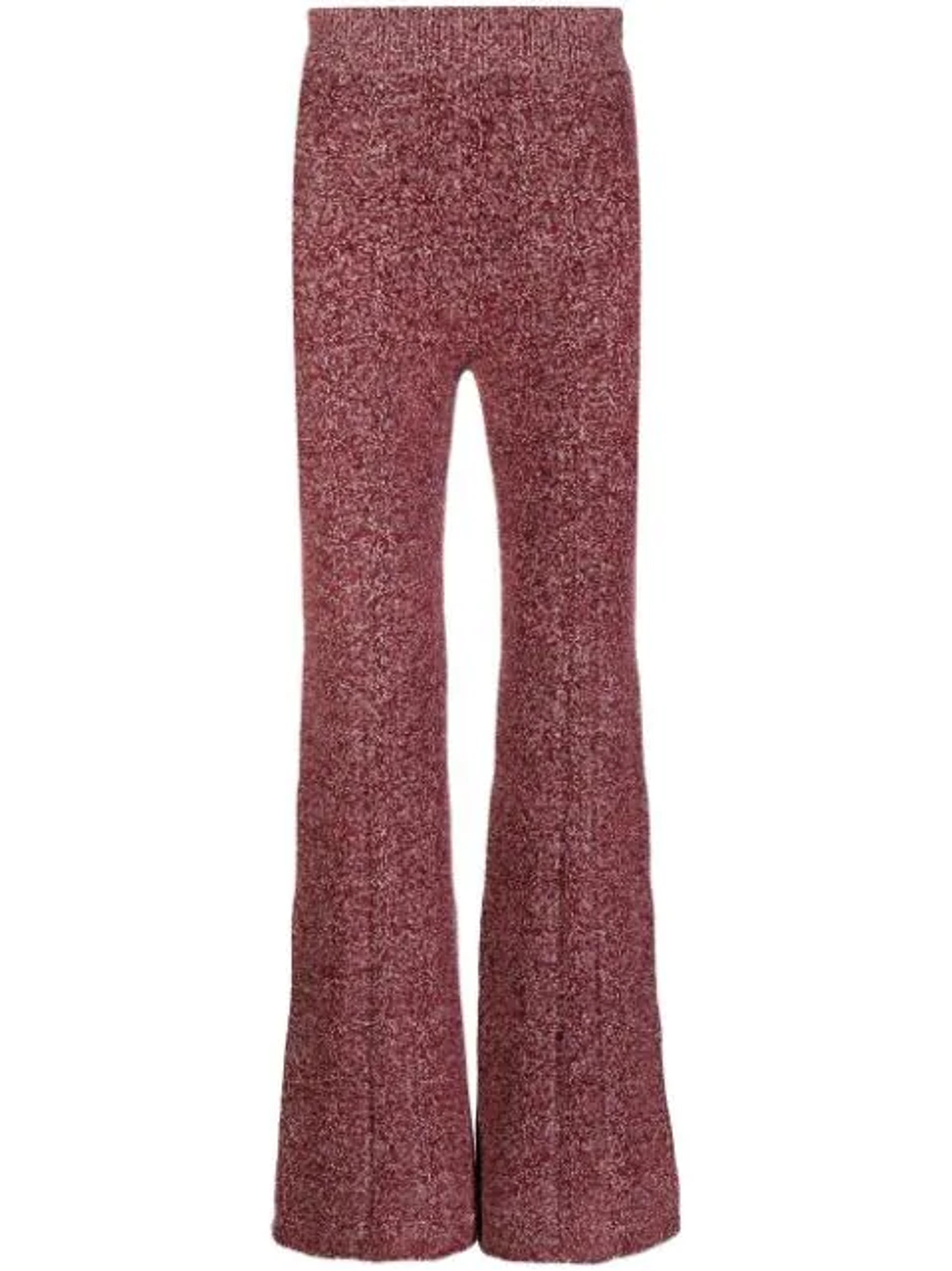 Dion Lee marl-knit Ribbed Flared Trousers - Farfetch