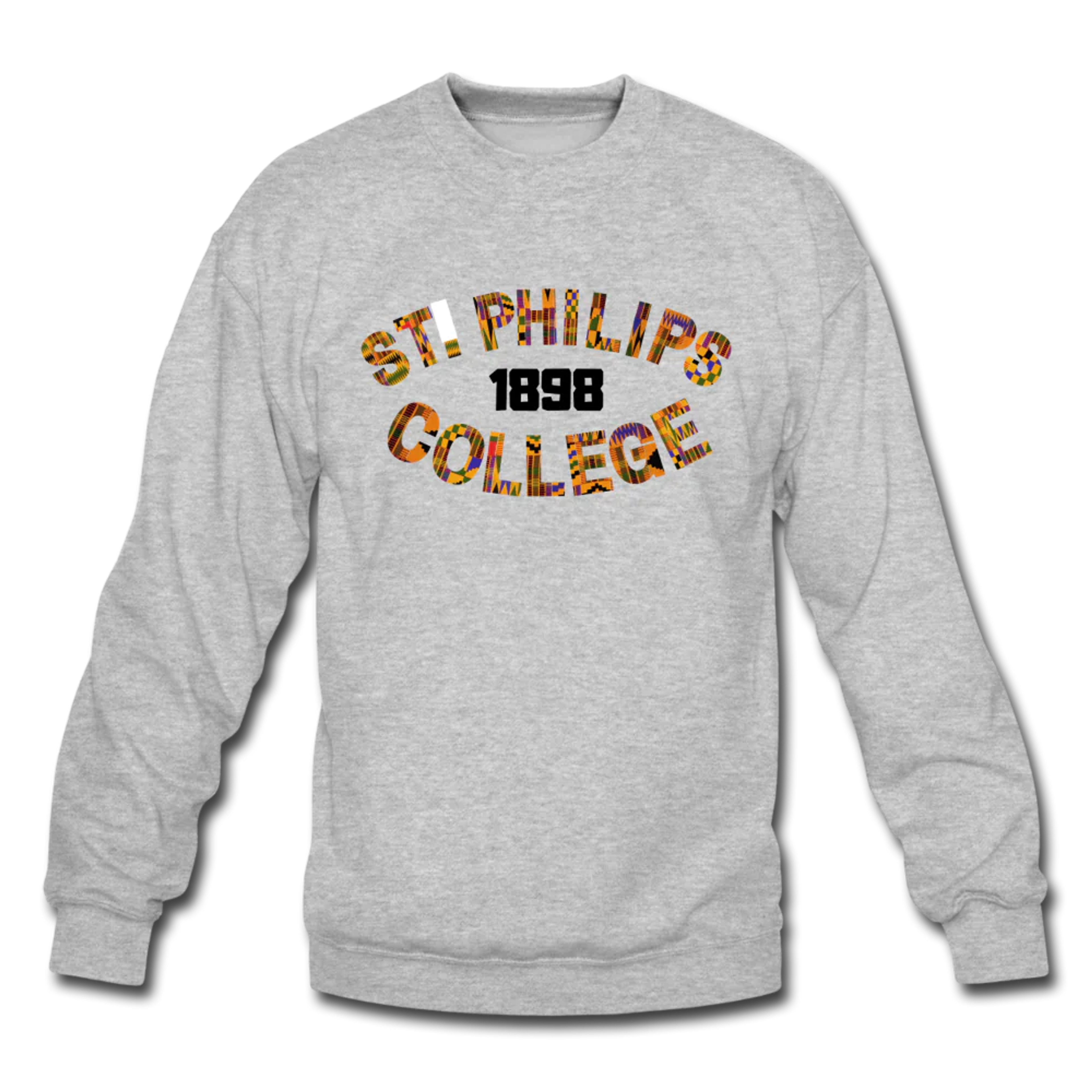 St. Philips College Rep U Heritage Crewneck Sweatshirt - heather gray / L