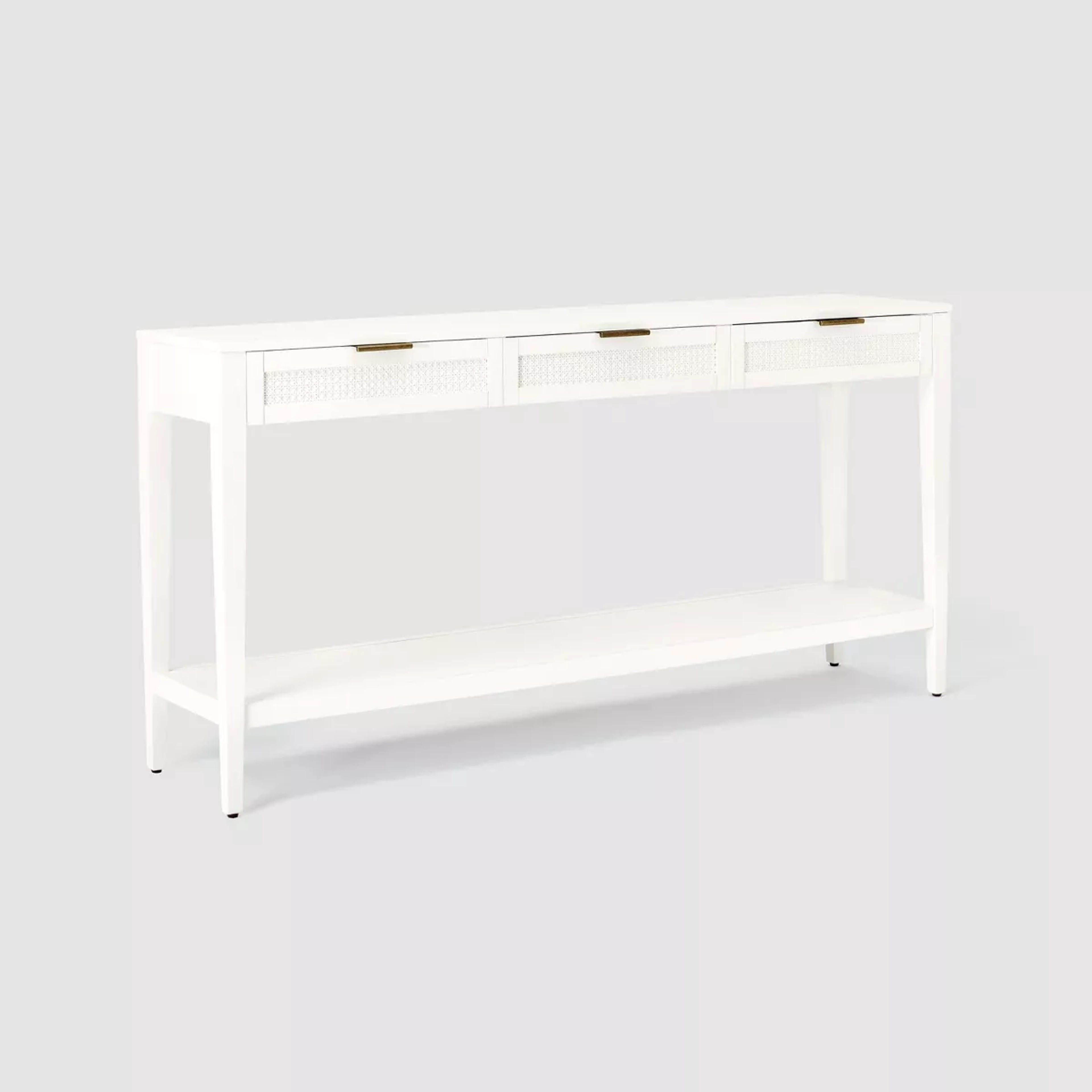East Bluff Woven Drawer Console Table - Threshold™ Designed With Studio Mcgee : Target