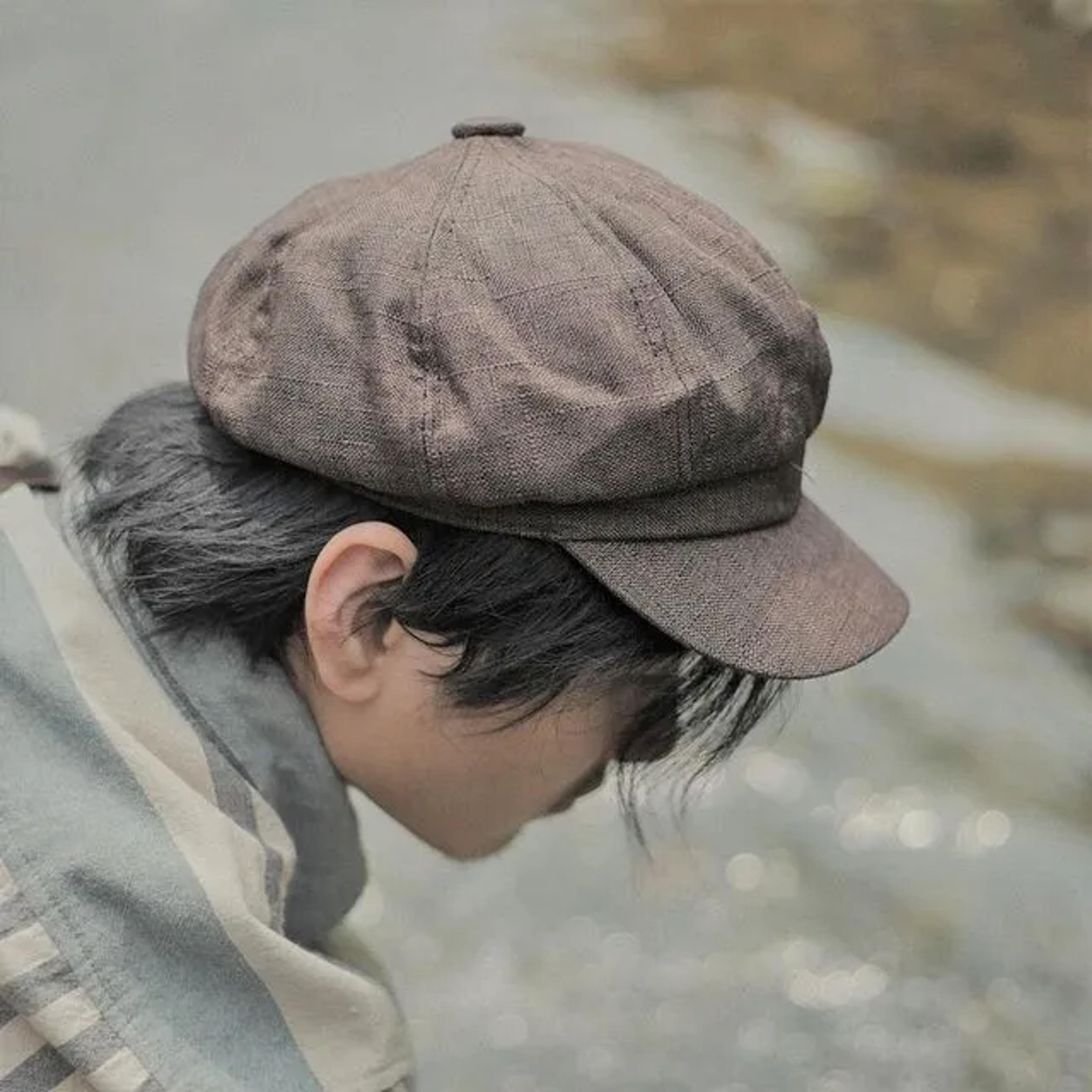 Hyeeun - Plain Newsboy Cap | YesStyle