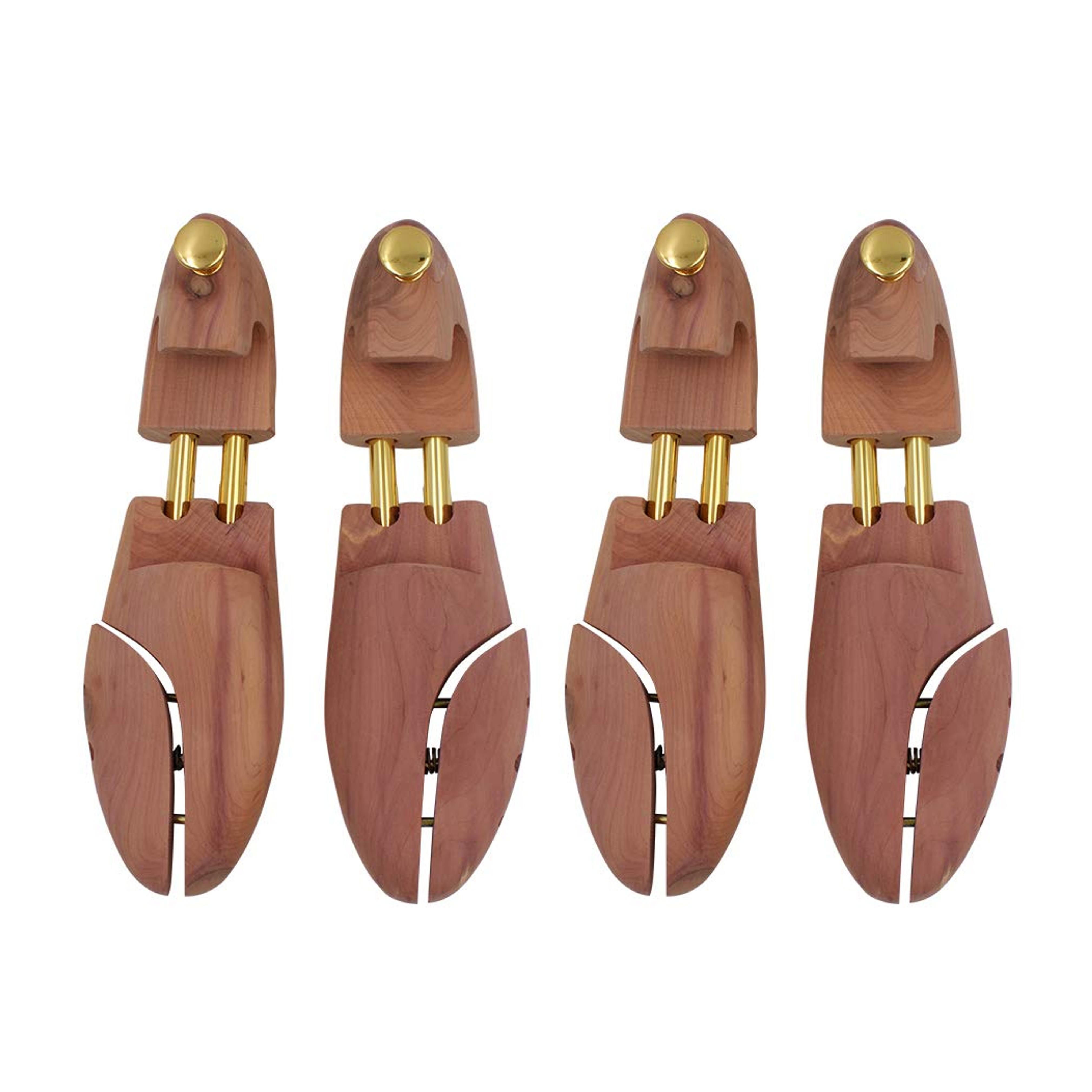 Amazon.com: DEPABABA CEDAR SHOE TREE WITH TWIN TUBES - 2 PKS (XL(Fits Shoe Size 12-14)) : Clothing, Shoes & Jewelry