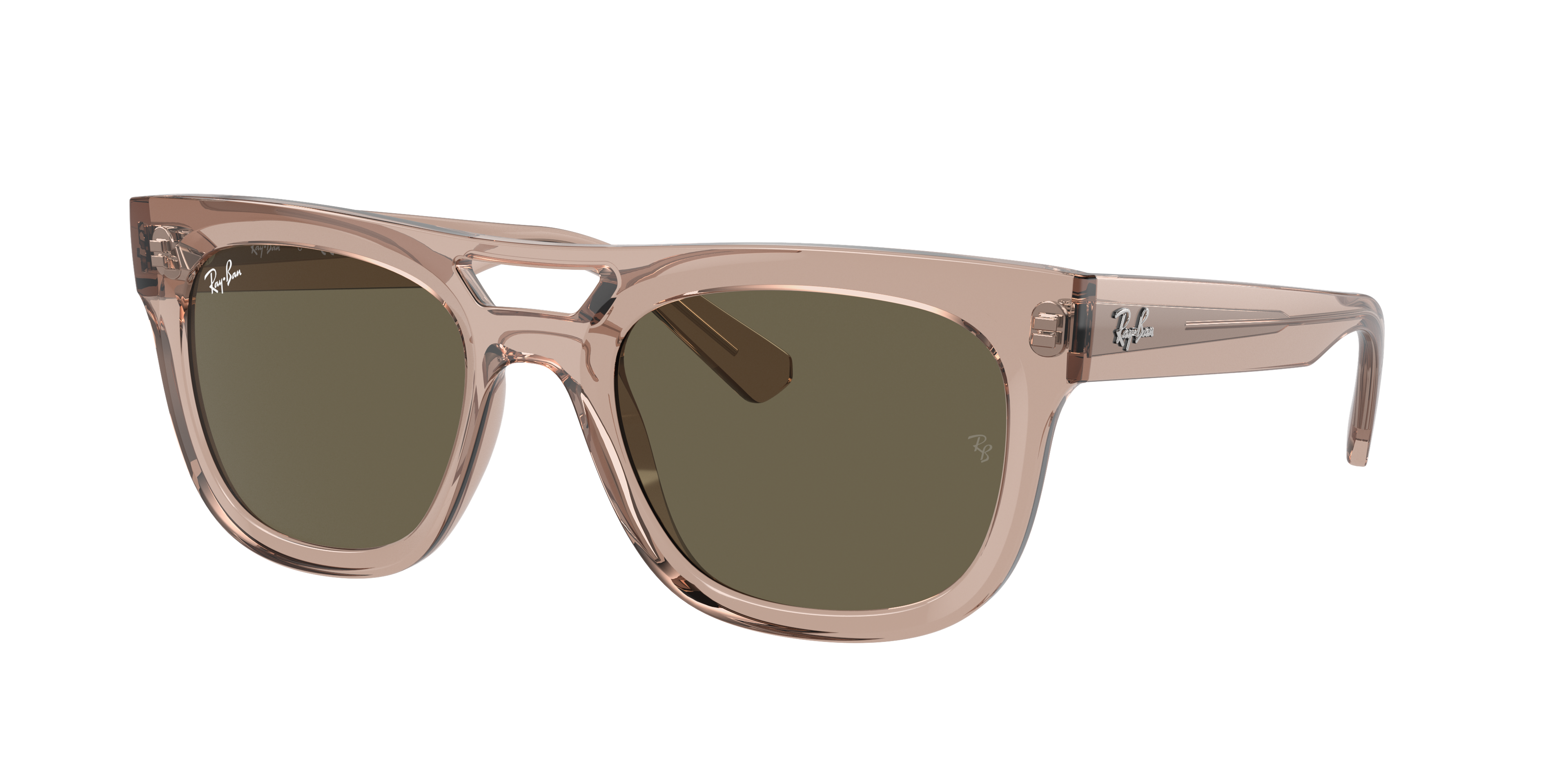 Phil Bio-based Sunglasses in Transparent Light Brown and Brown - RB4426 | Ray-Ban® US