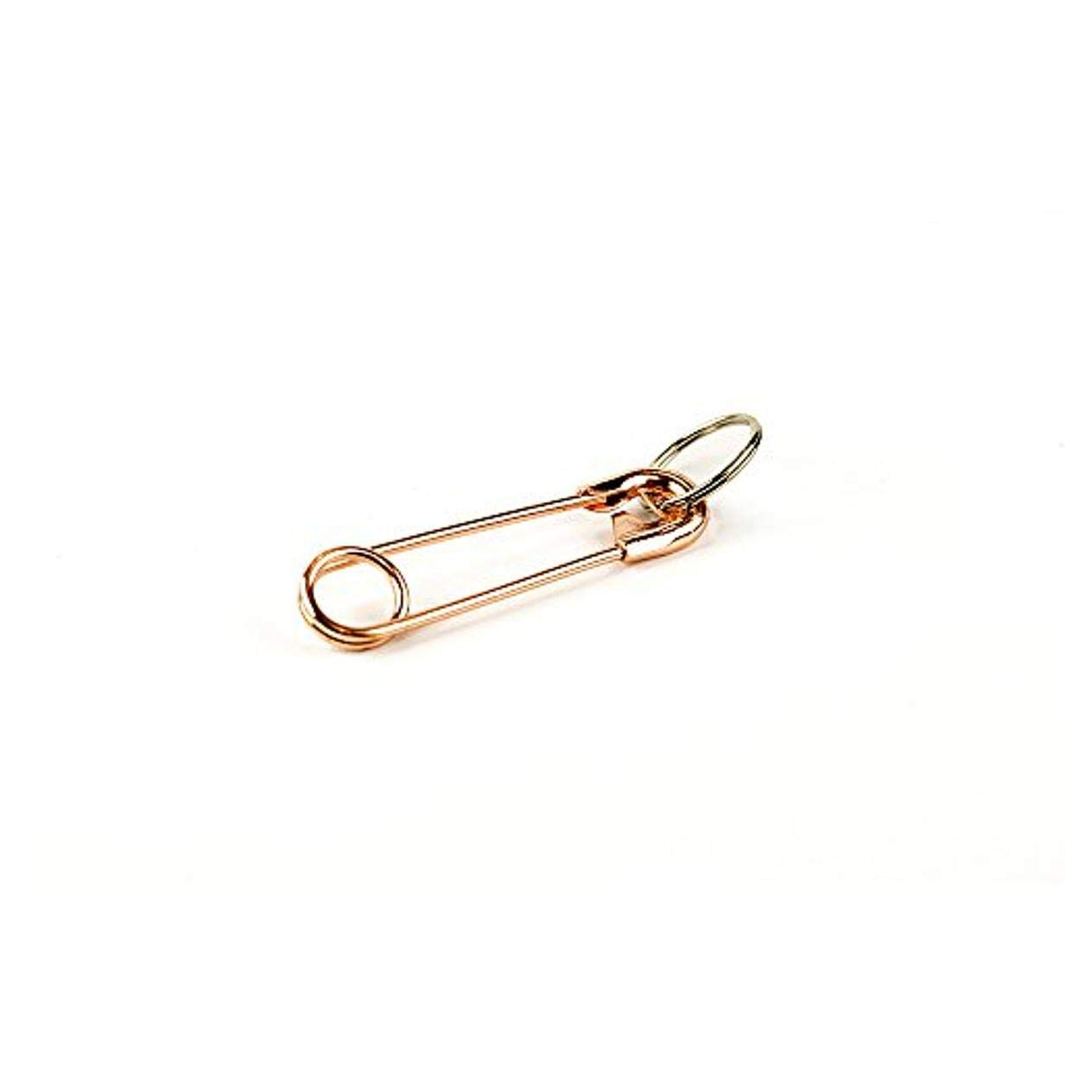 Kikkerland Keyring Safety Pin, Copper