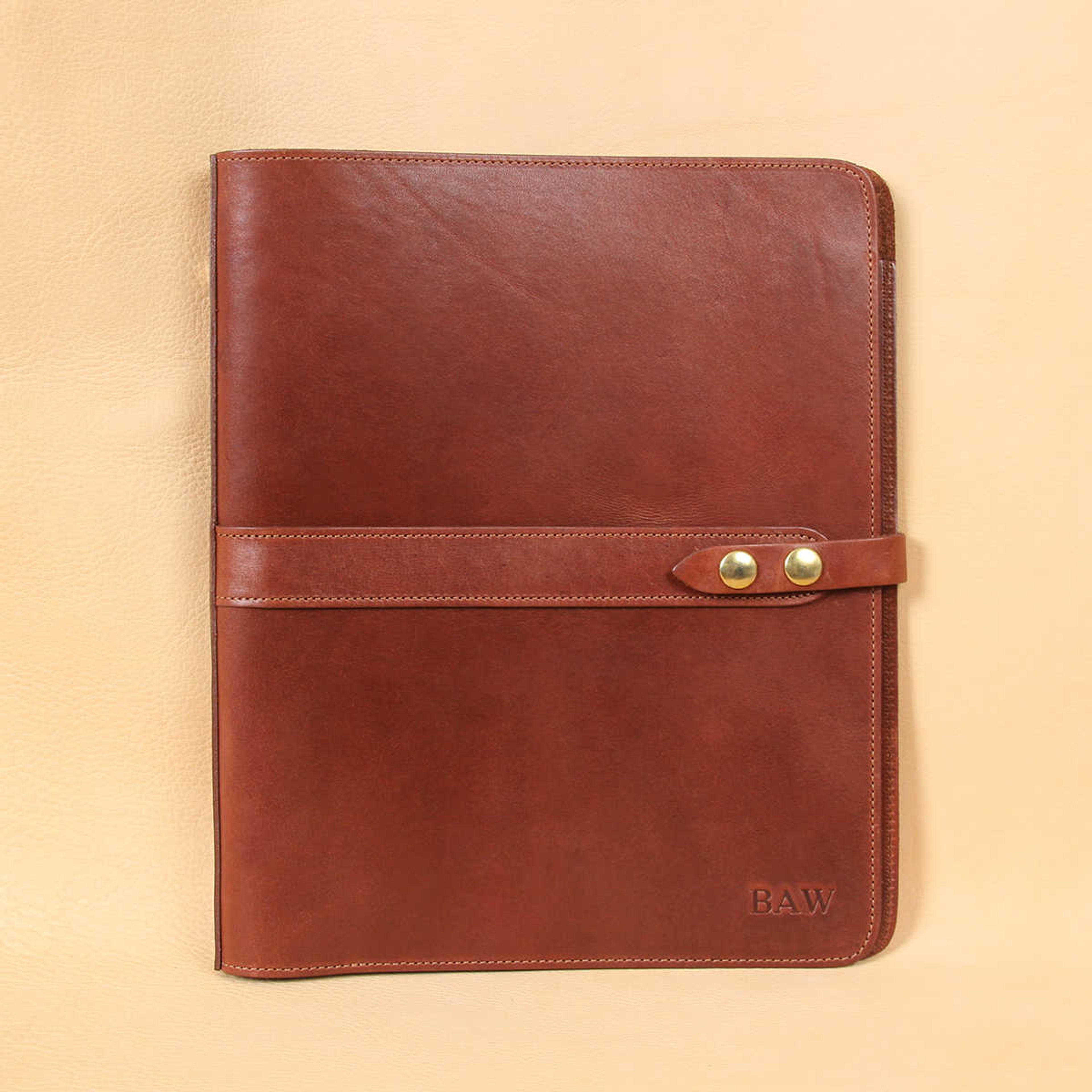 Leather 3 Ring Binder No. 19 - Best USA Made Portfolio | Col. Littleton