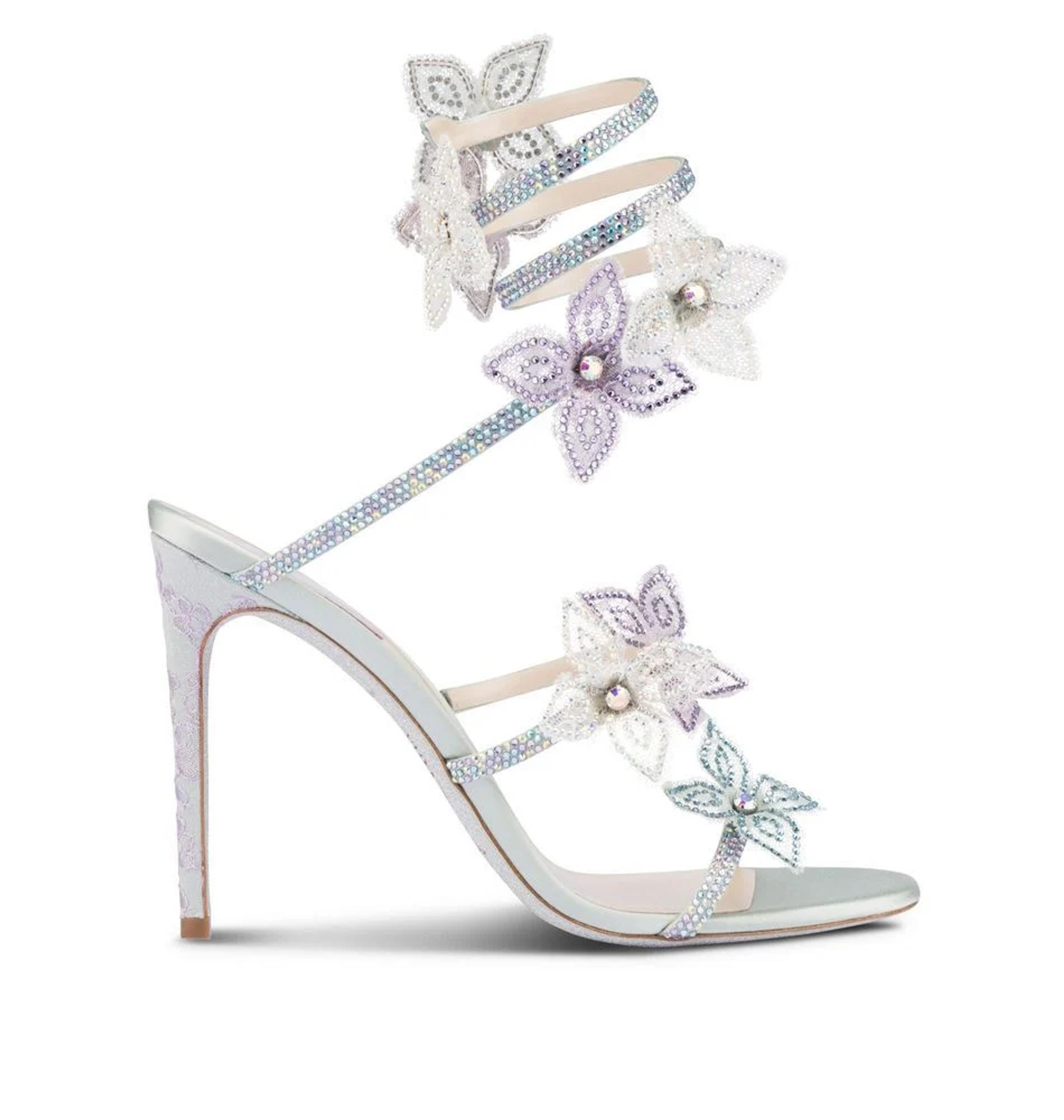 FLORIANE multi-colored crystal sandal 105 | Caovilla store