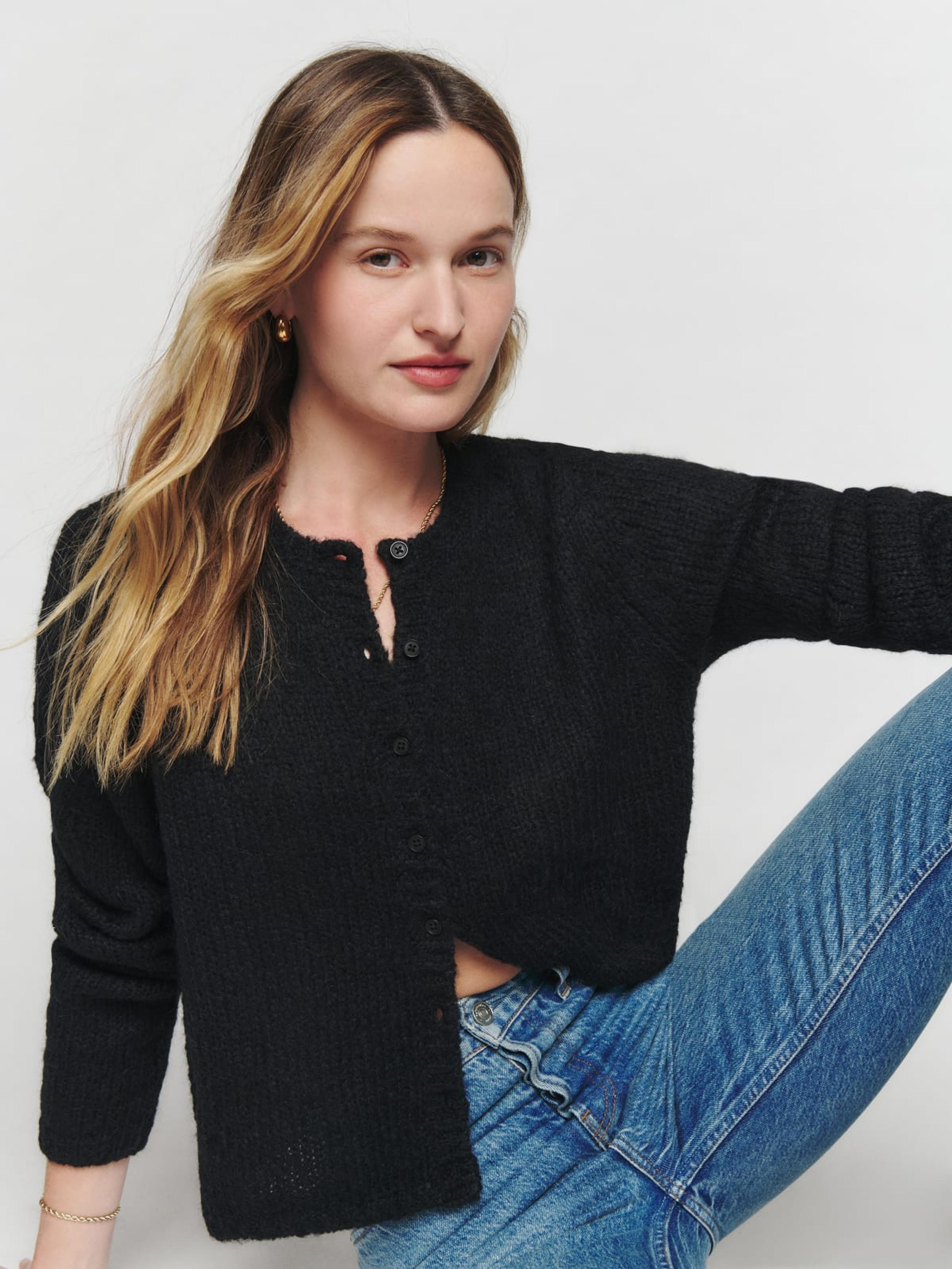 Clara Crew Cardigan - Sustainable Sweaters | Reformation