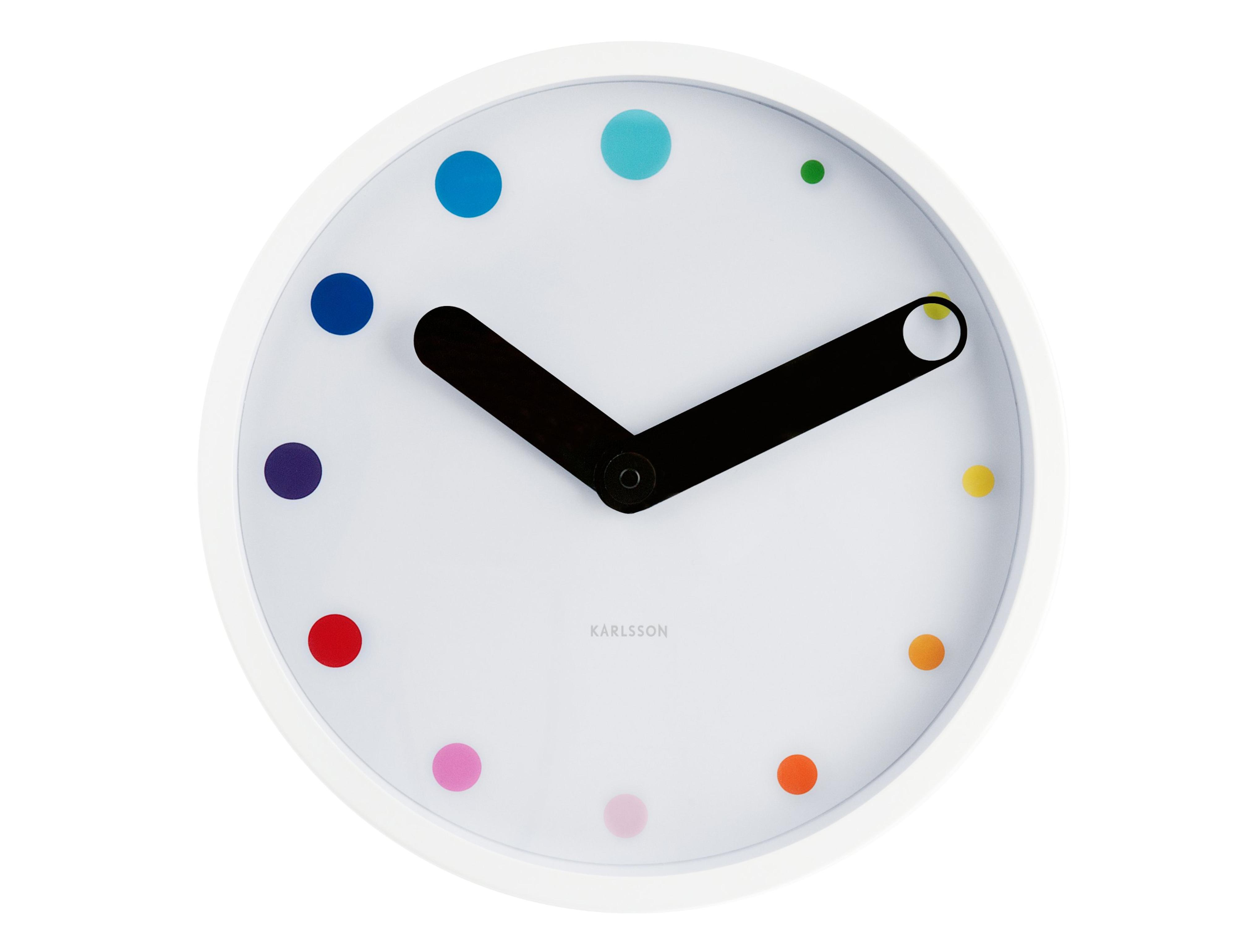 Present Time Karlsson Eclipse Wall Clock, White