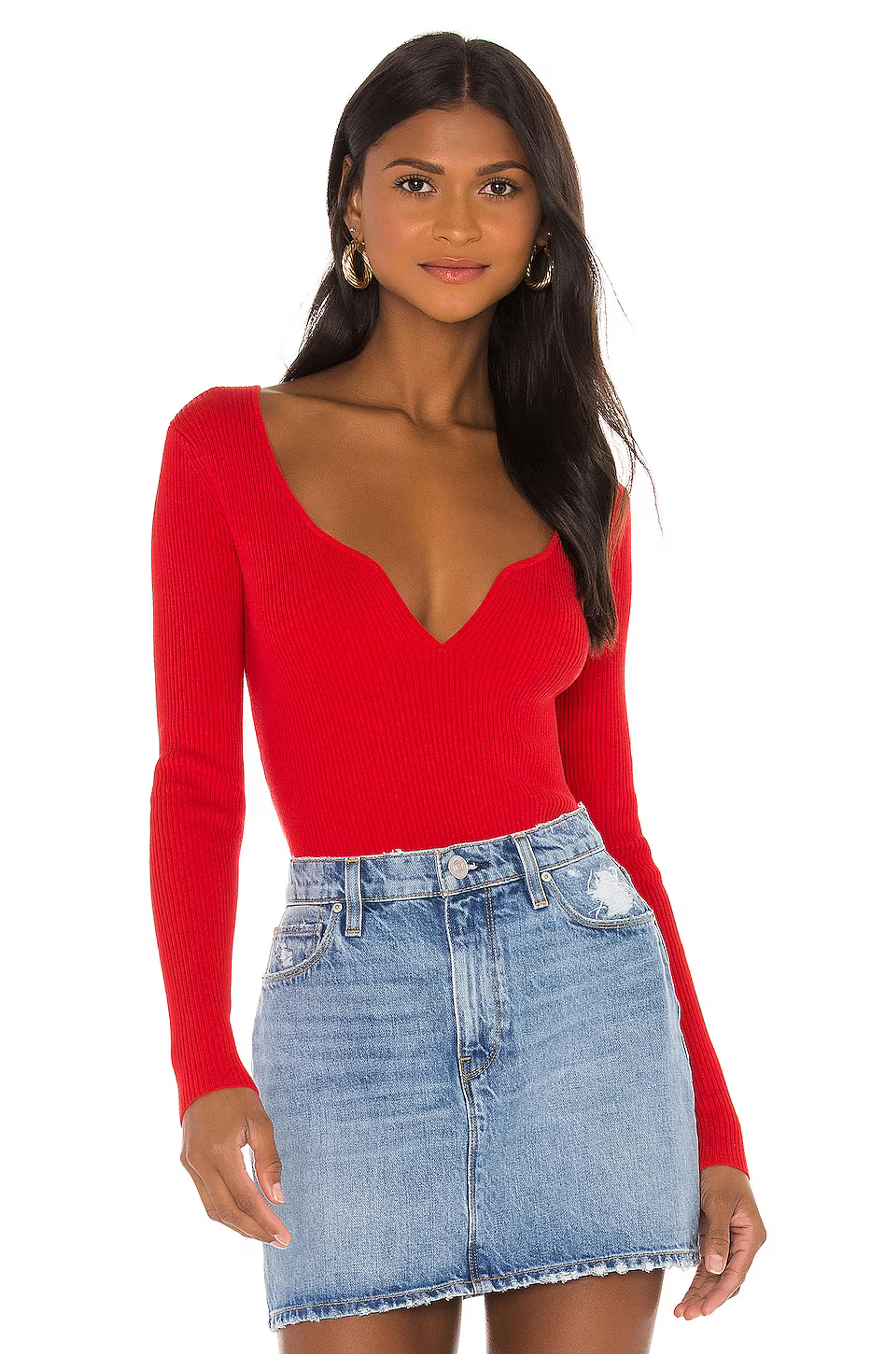 Lovers and Friends Darren Sweater in Red | REVOLVE