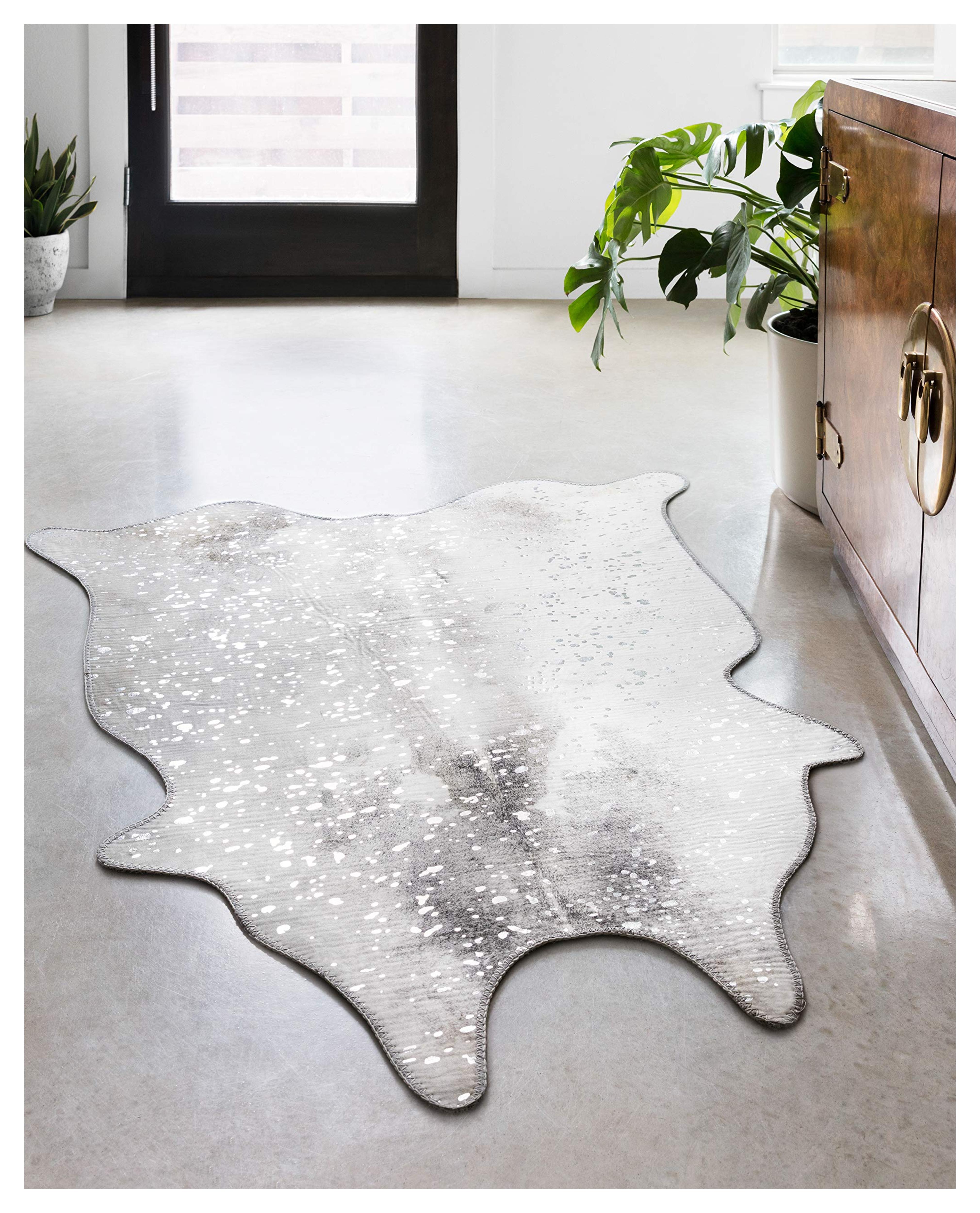 Amazon.com: Loloi II Odessa Collection ODE-02 Silver/Grey, Contemporary 5' x 6'-6" Area Rug : Everything Else