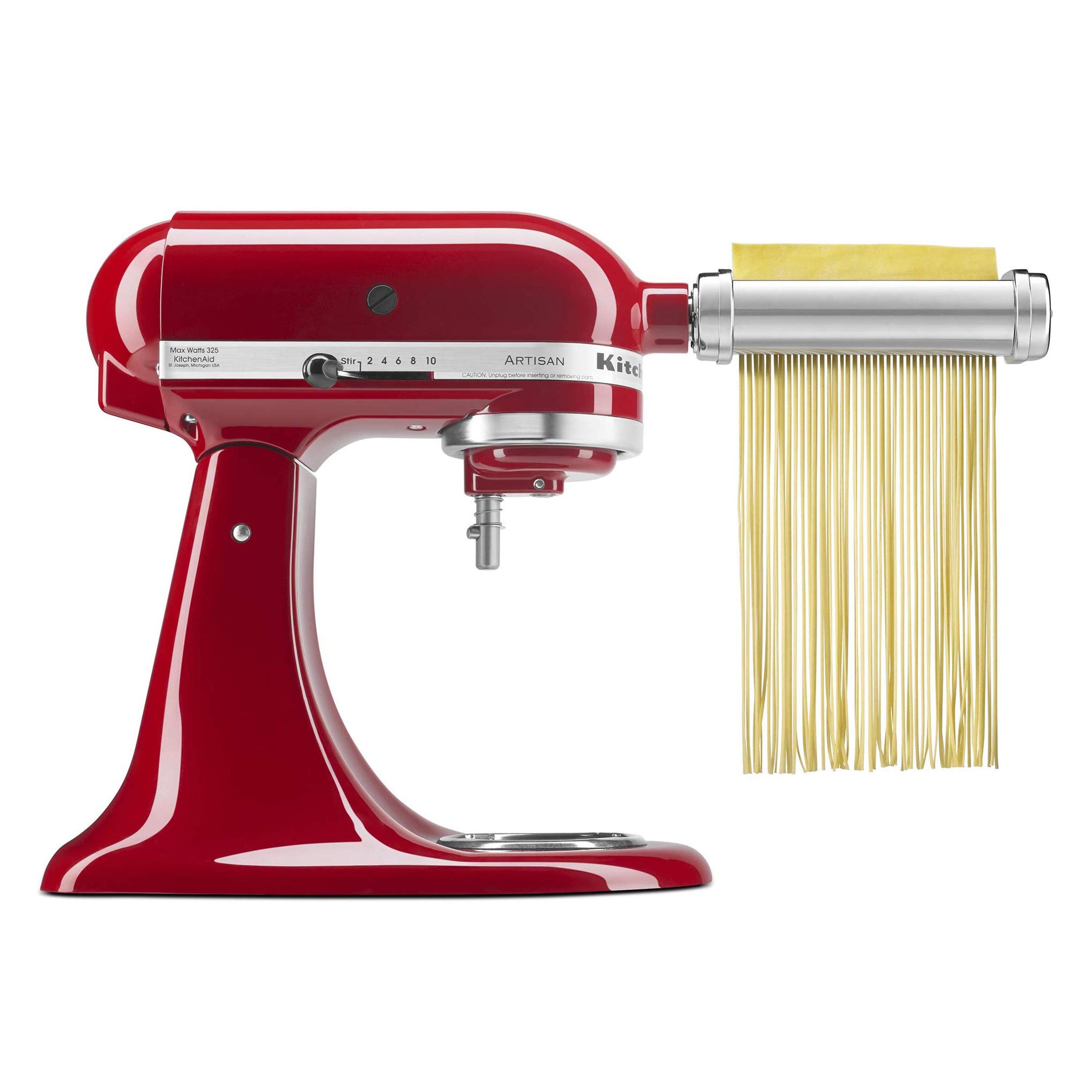 Amazon.com: KitchenAid KSMPRA Pasta Roller & Cutter Attachment Set, Pack of 1, Silver : Home & Kitchen