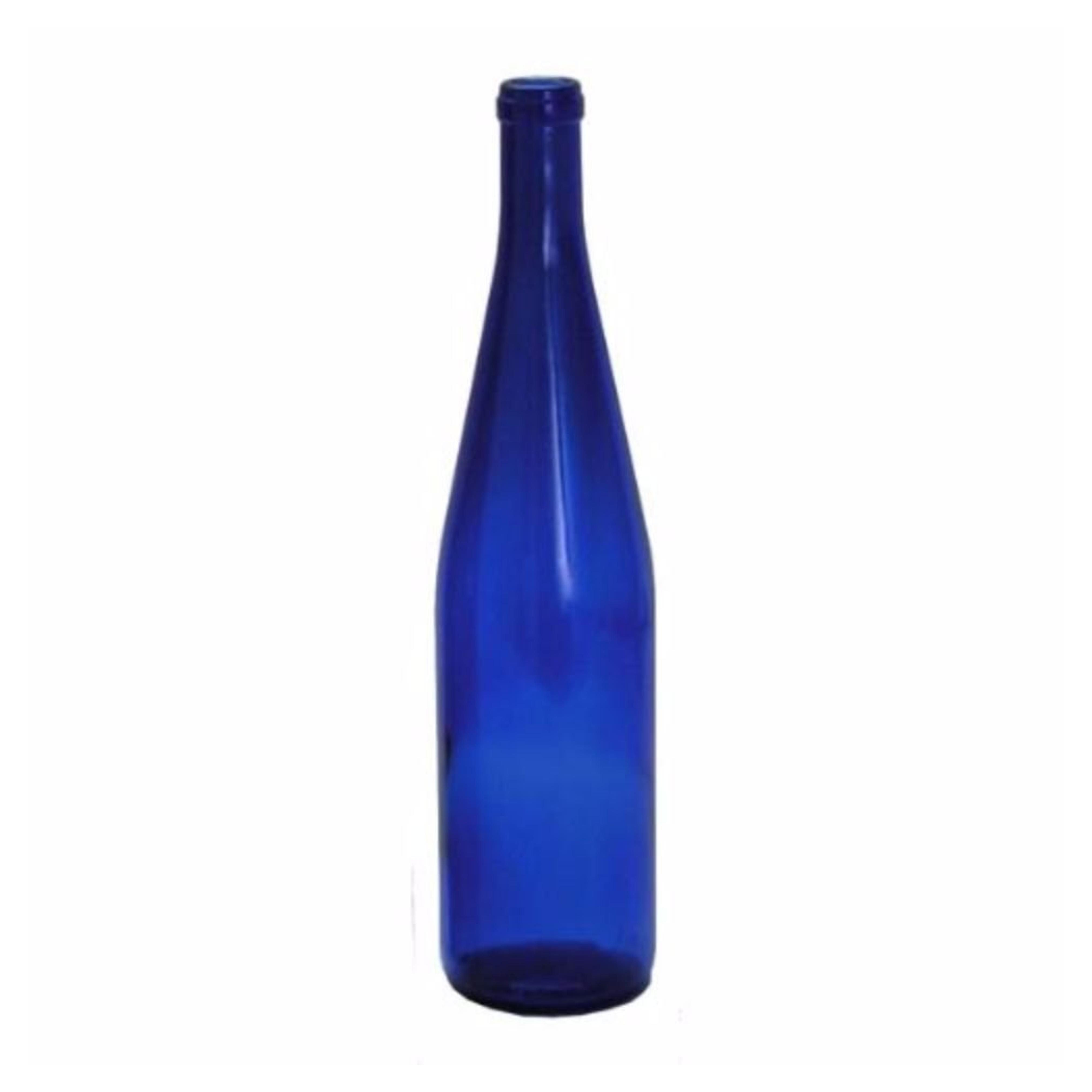 750ml Cobalt Blue California Hock Bottles, 12 per case