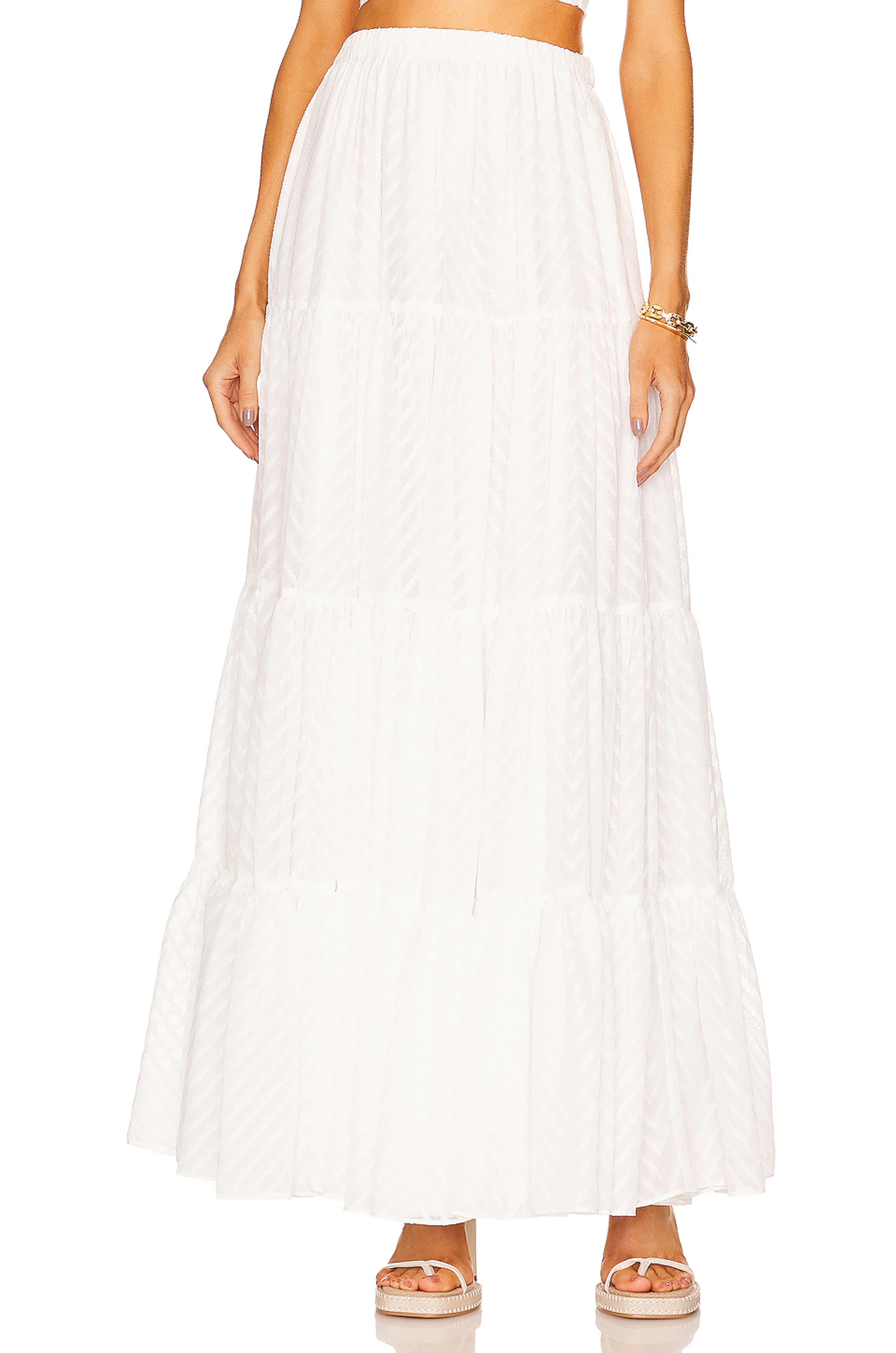 Michael Costello x REVOLVE Becca Skirt in White | REVOLVE