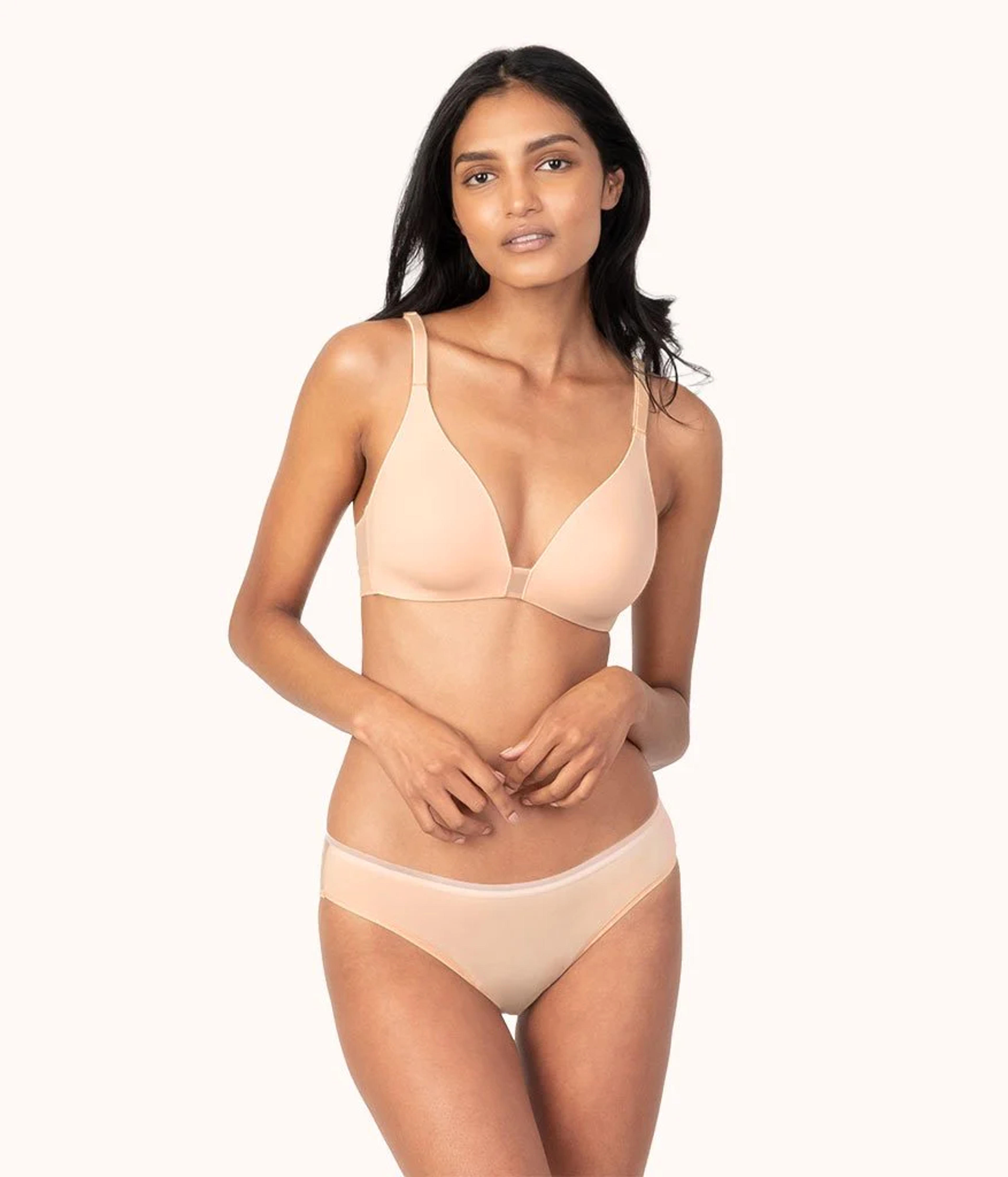 The Flex No-Wire Bra: Toasted Almond - L / Toasted Almond