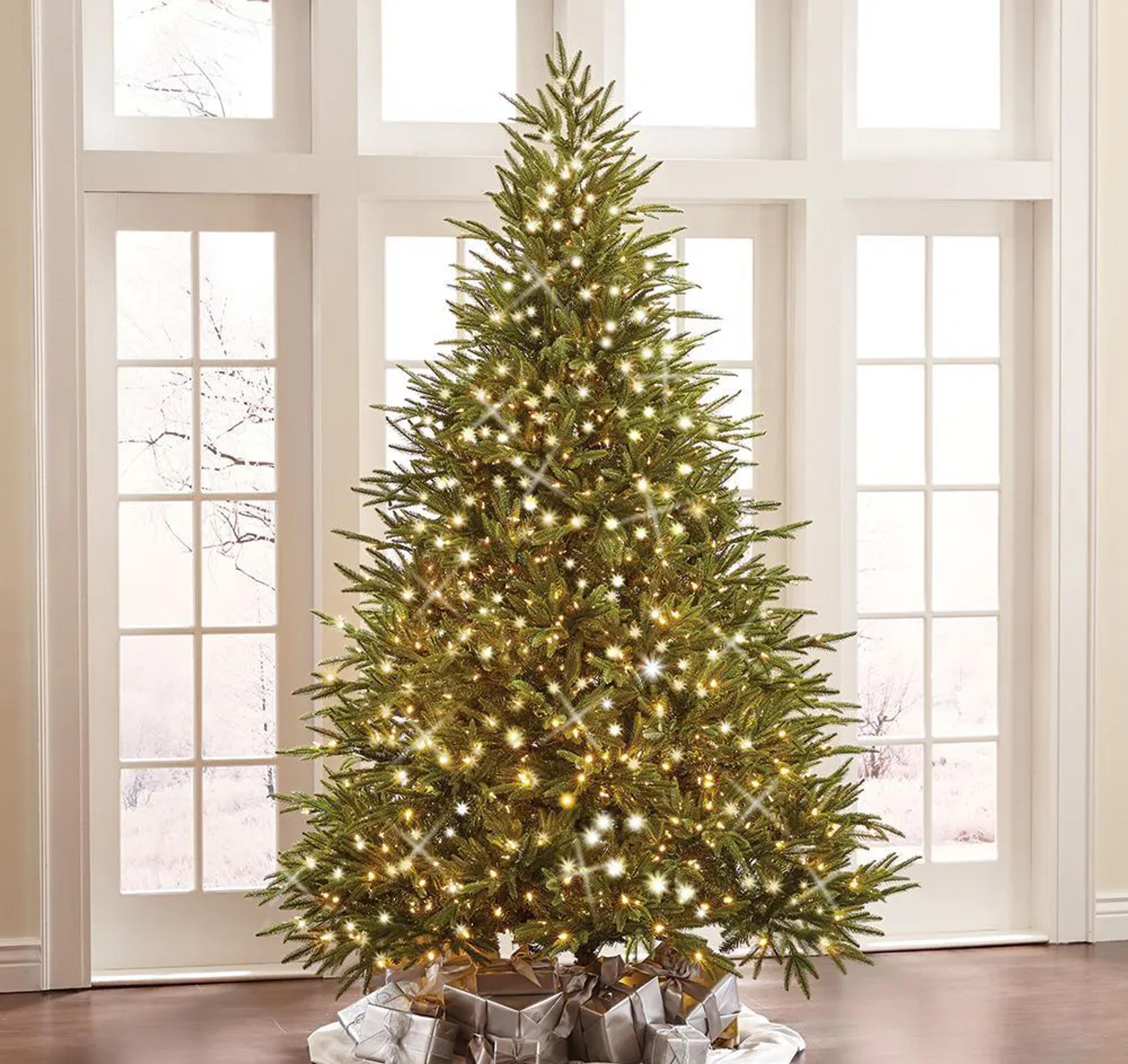 The World's Best Prelit Fraser Fir - Hammacher Schlemmer