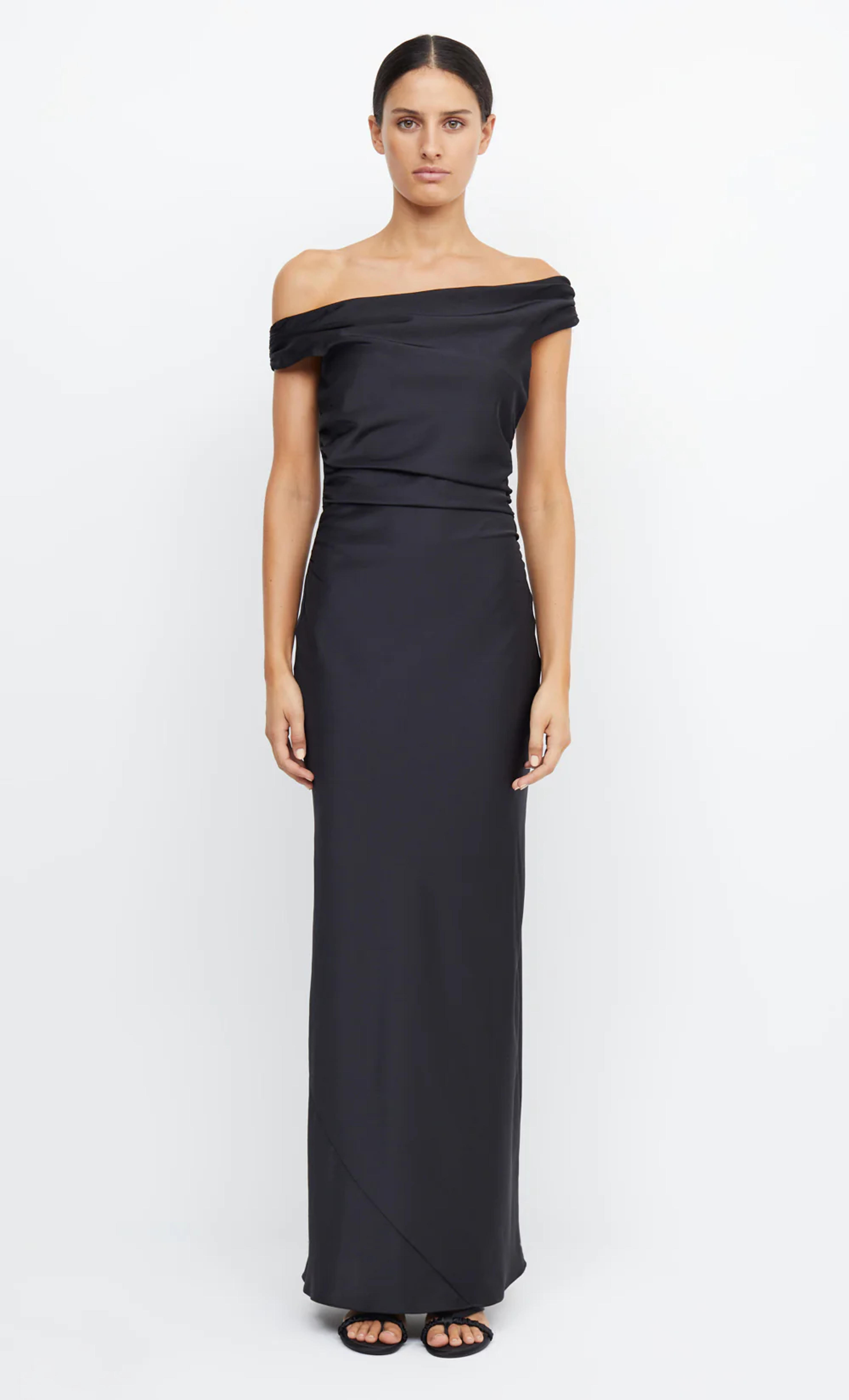 ETERNITY OFF SHOULDER MAXI - BLACK – BEC + BRIDGE US