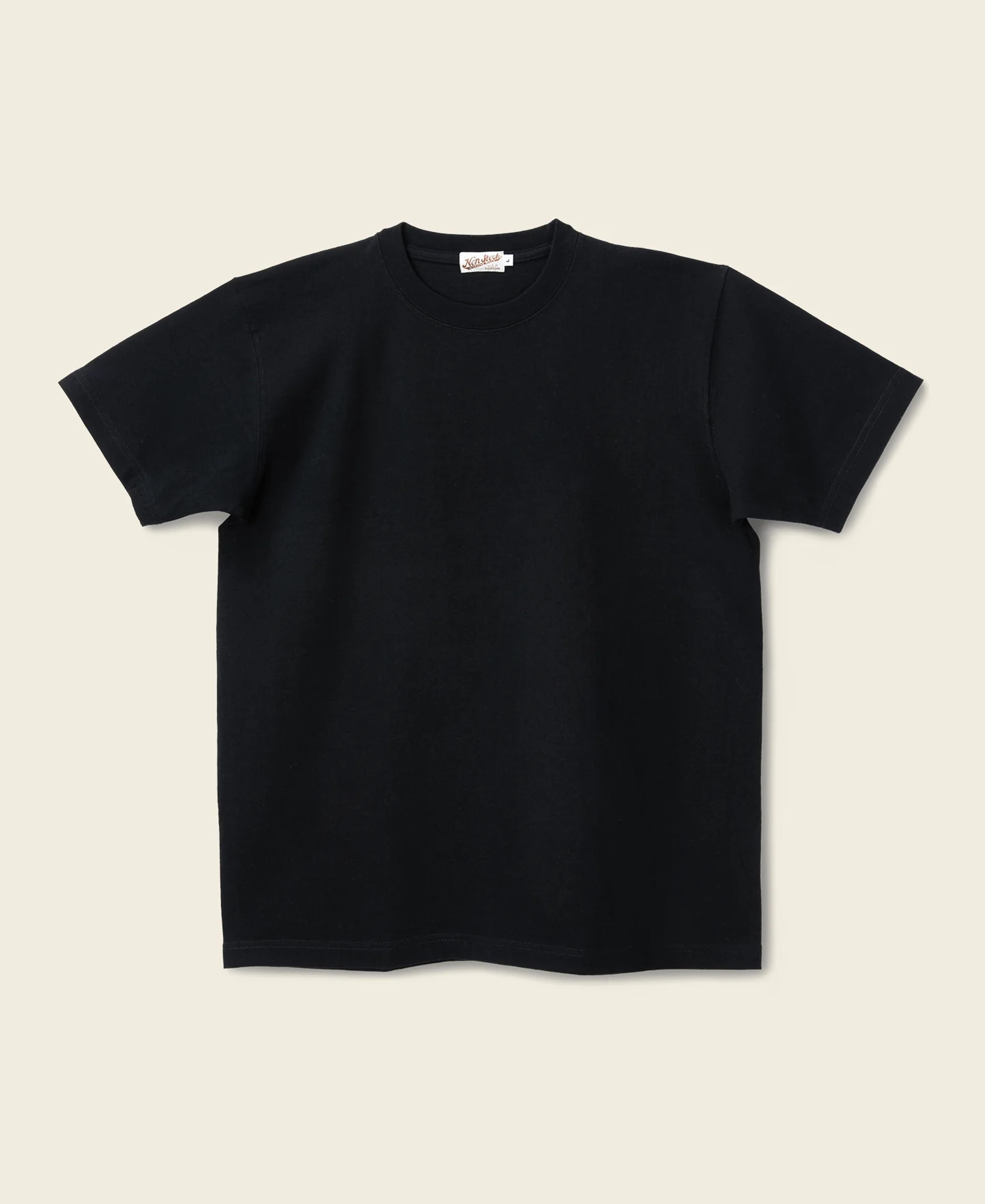 9 oz US Cotton Ring-spun Tubular T-Shirt - Black | Tube Tee | Bronson