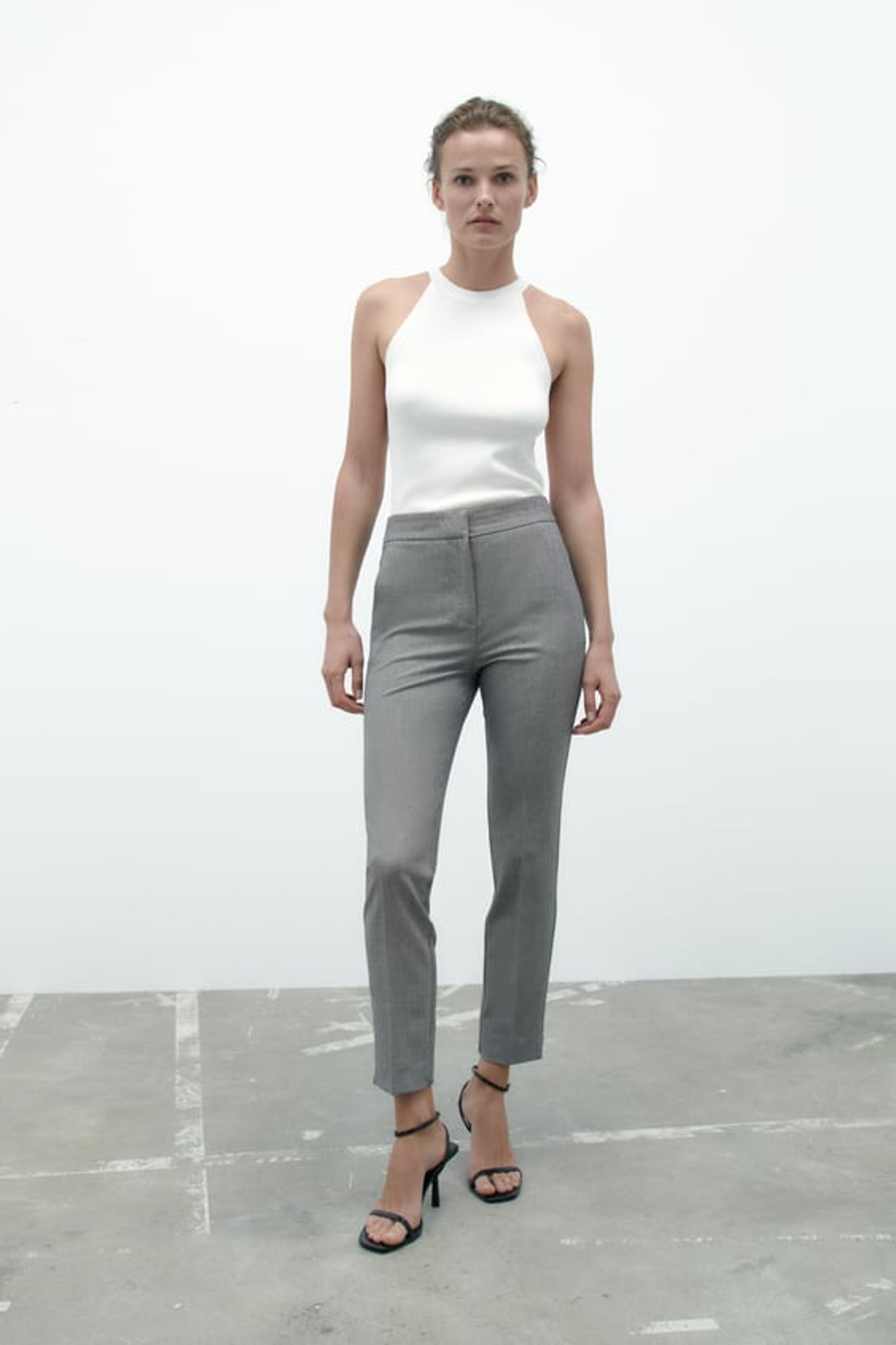 JOGGER WAIST TROUSERS - Light grey | ZARA United Kingdom