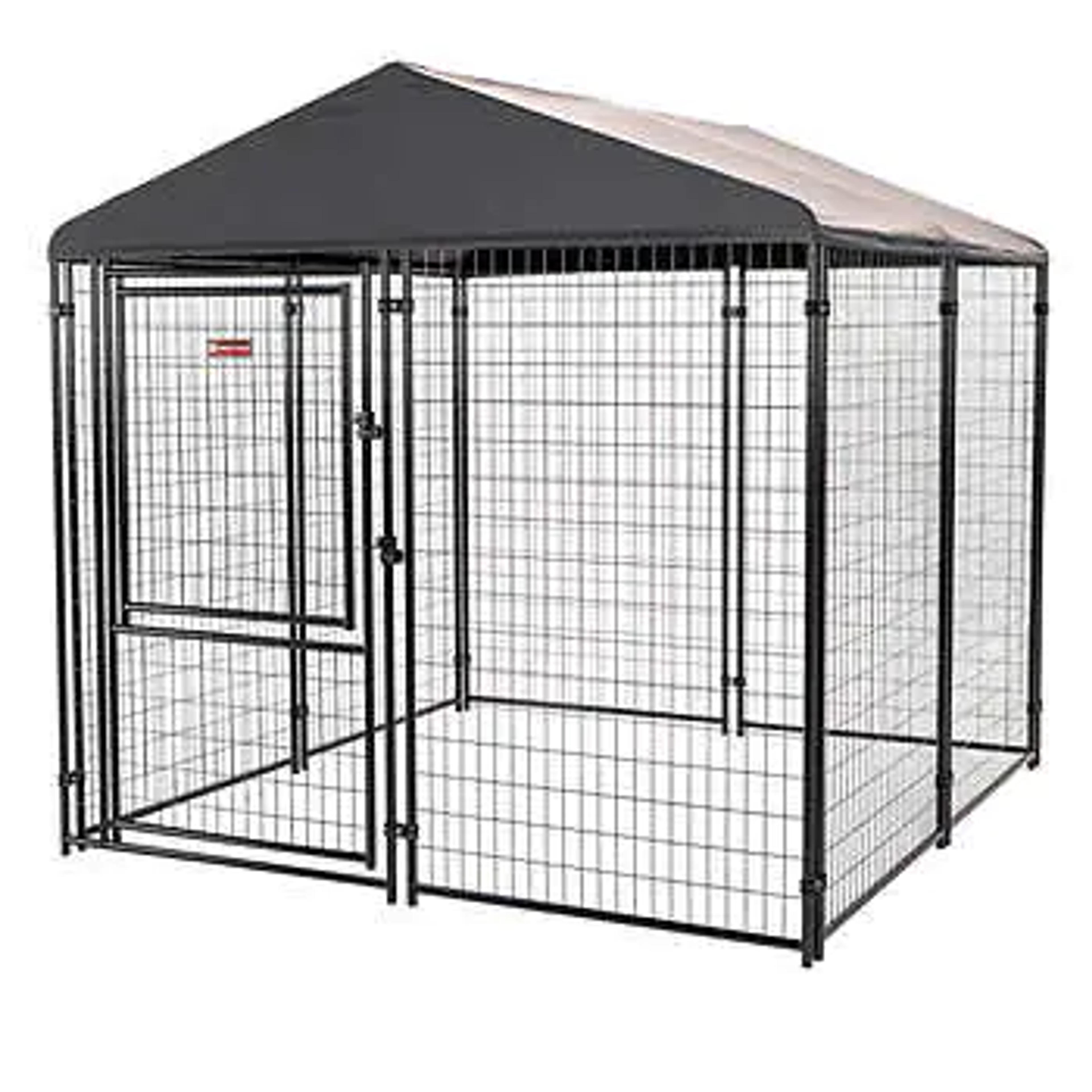 Lucky Dog STAY Series Executive Dog Kennel 8'x8' with Privacy Screen | Costco