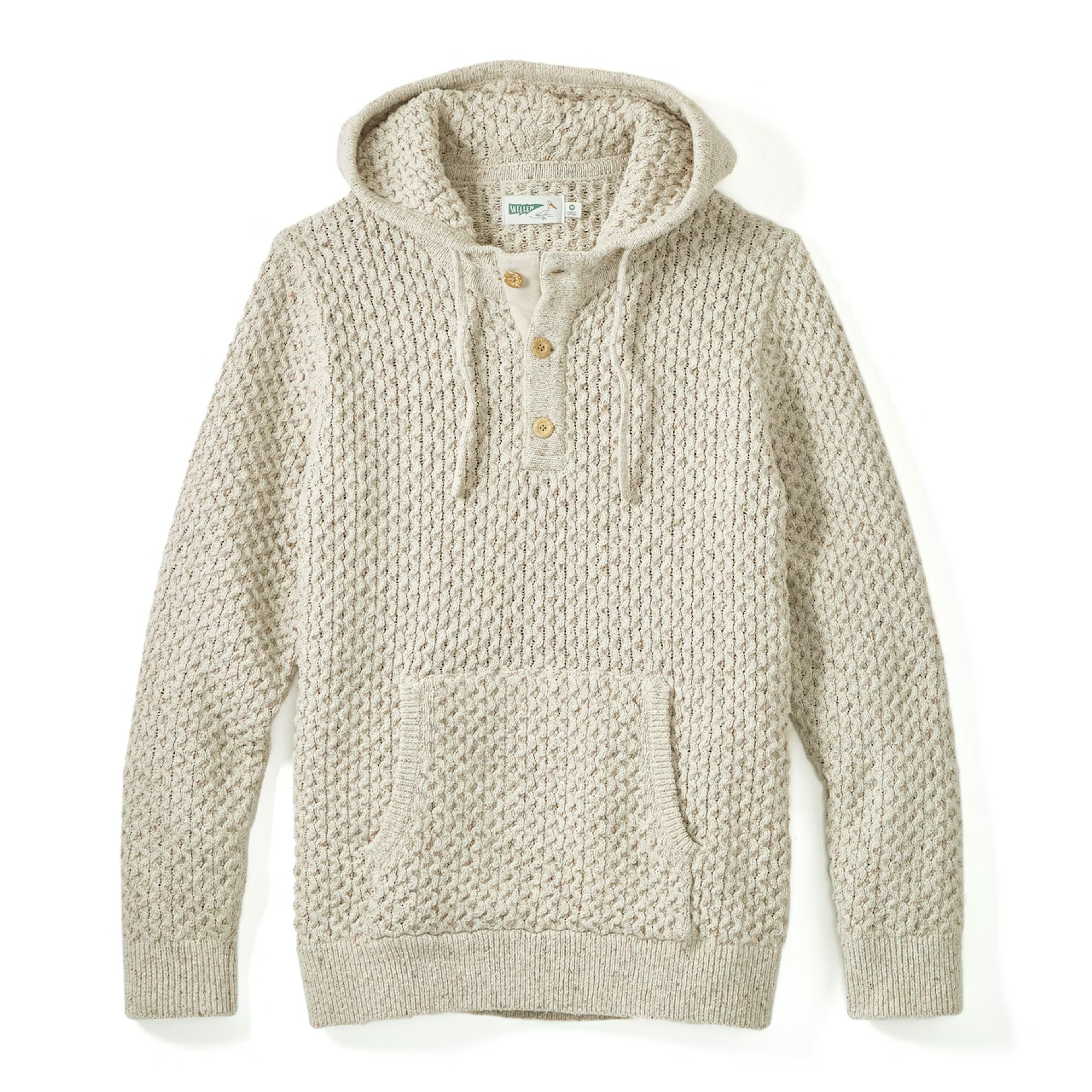 Wellen Recycled Cotton Headlands Poncho Sweater