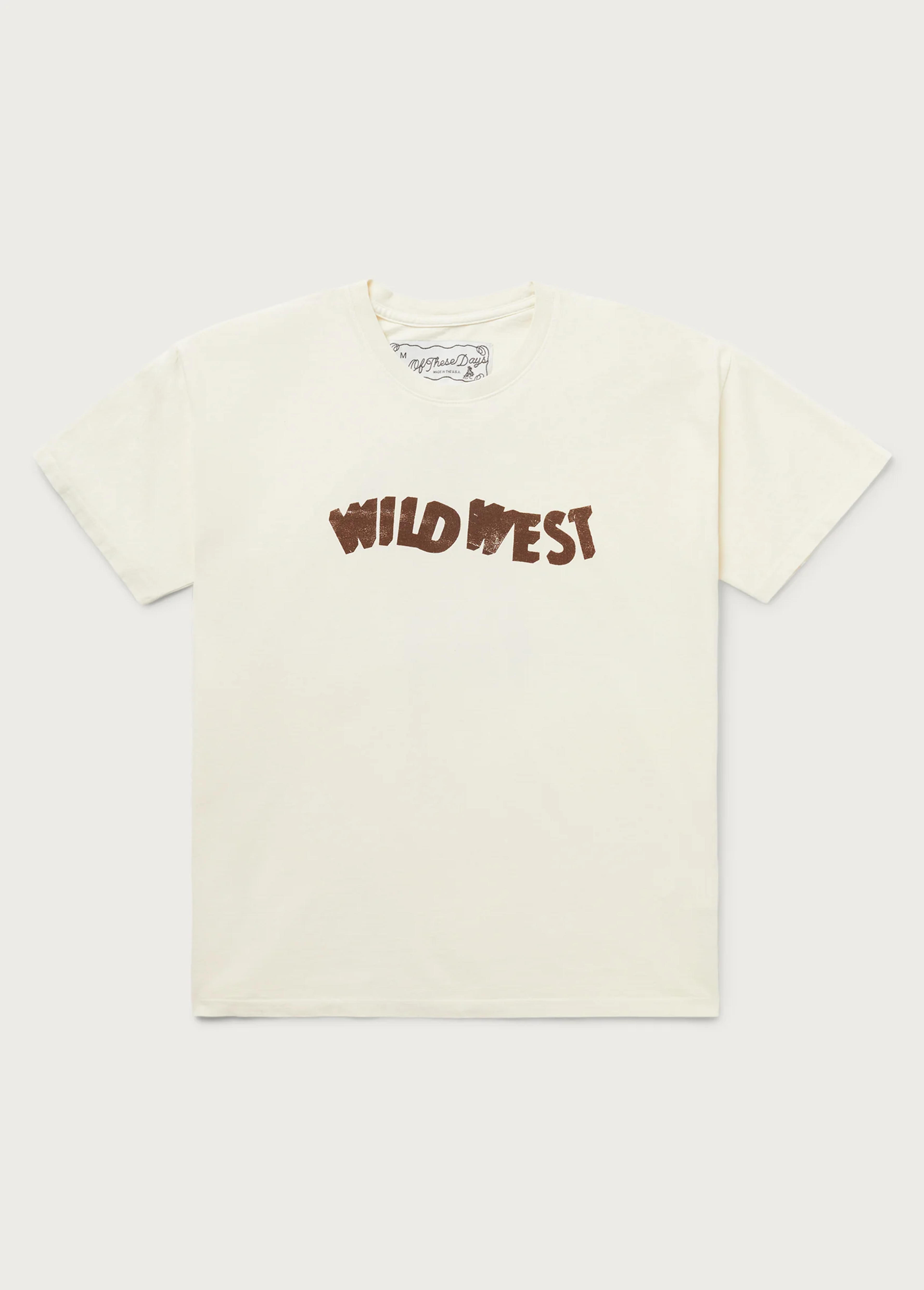 Wild West Tee | Bone | Crossroads Of The Big Sky Collection | One Of These Days