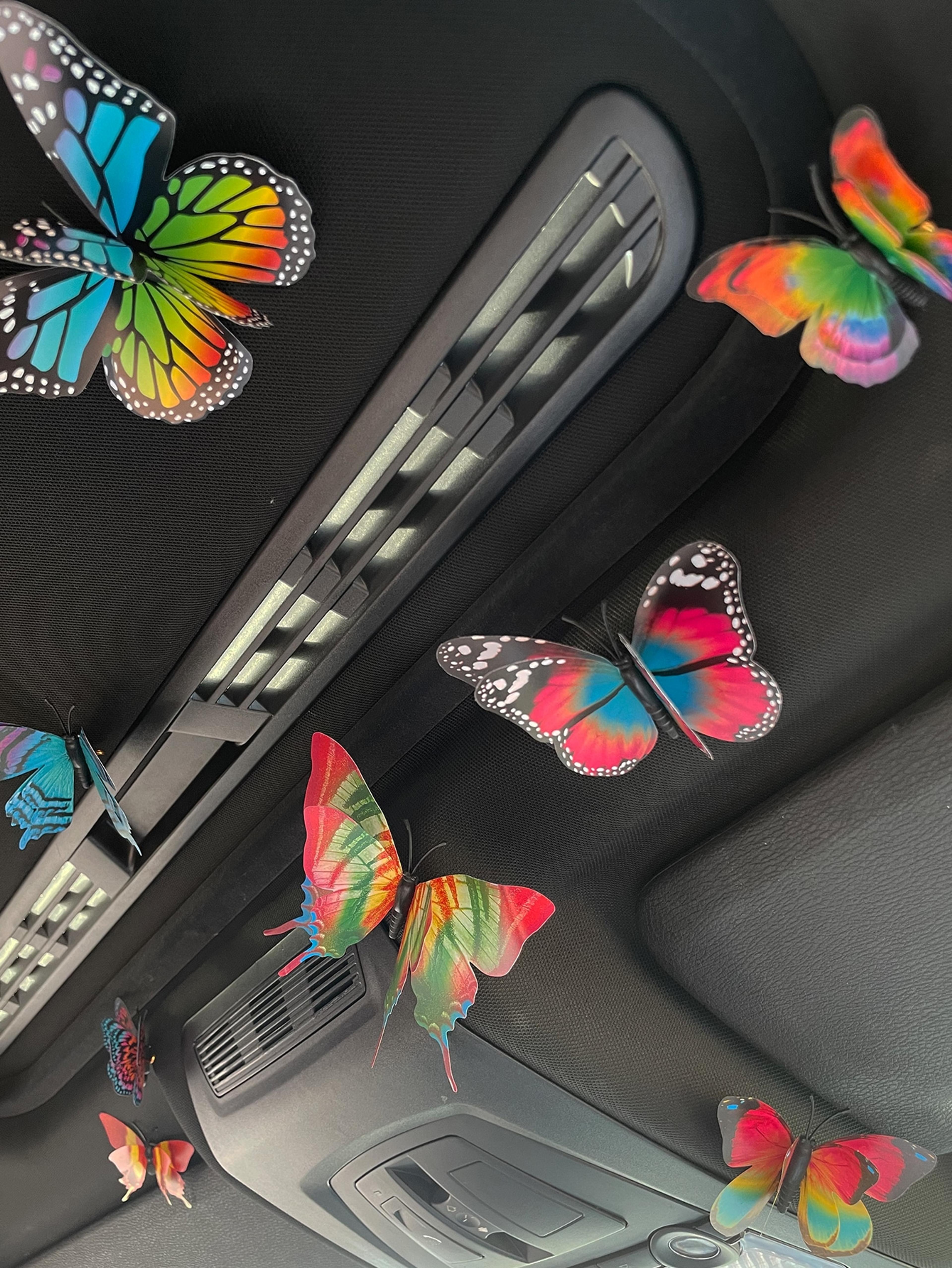 12pcs Butterfly Design Car Ornament