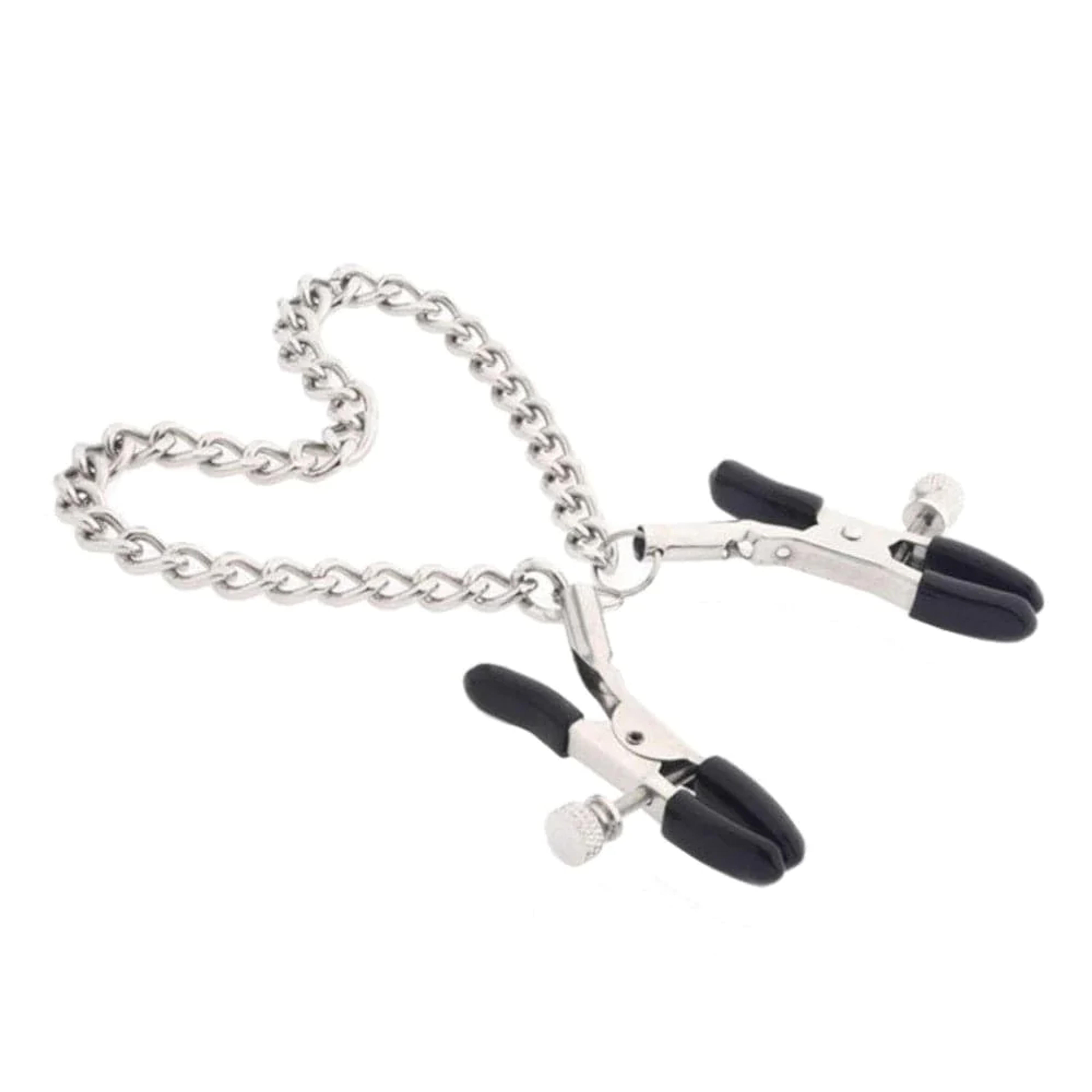 Erotic Nipple Clamps With Chain – Lovegasm