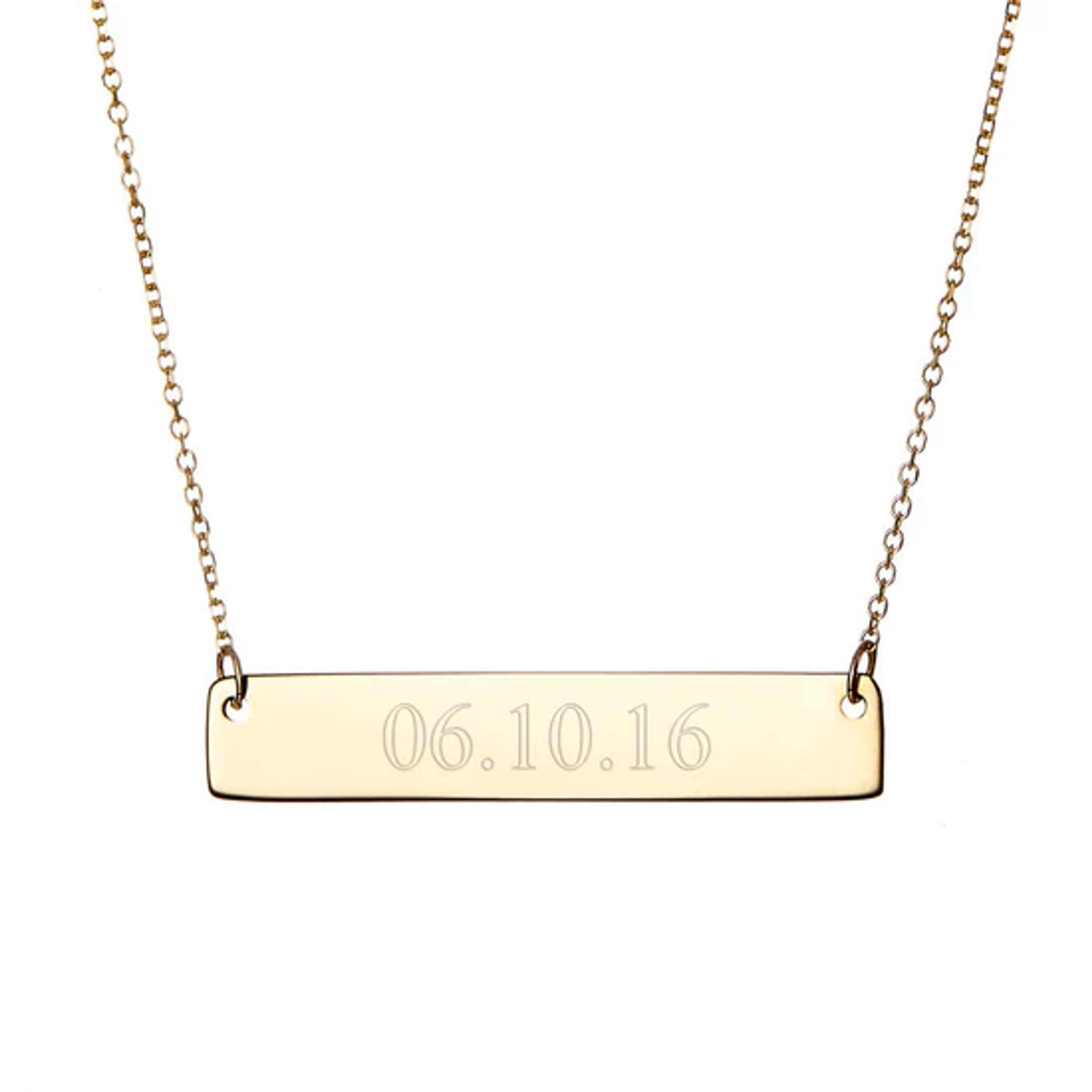 Engraved Necklace | Engravable Necklace | Eve's Addiction