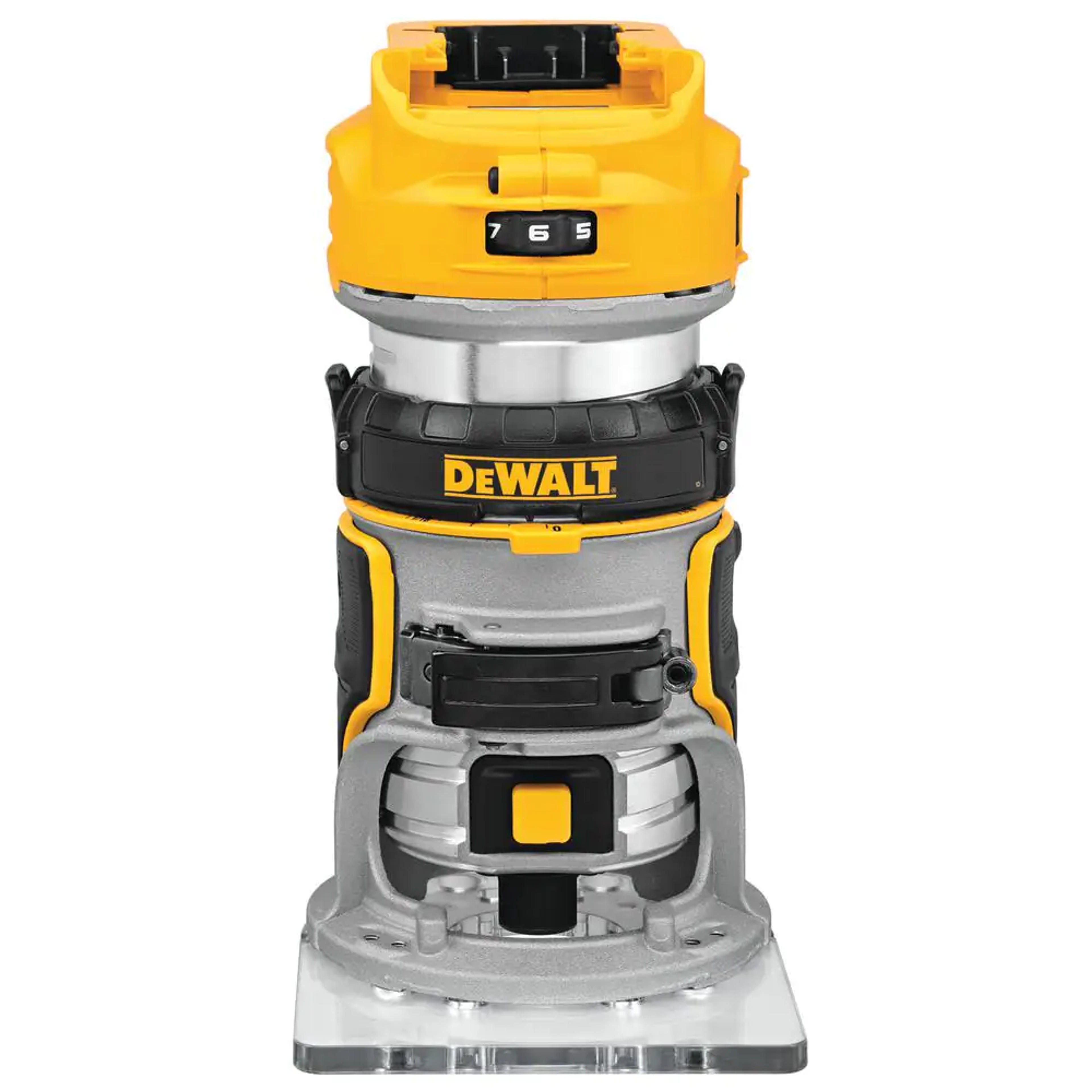 DEWALT 20-Volt MAX XR Cordless Brushless Compact Router (Tool-Only) DCW600B - The Home Depot