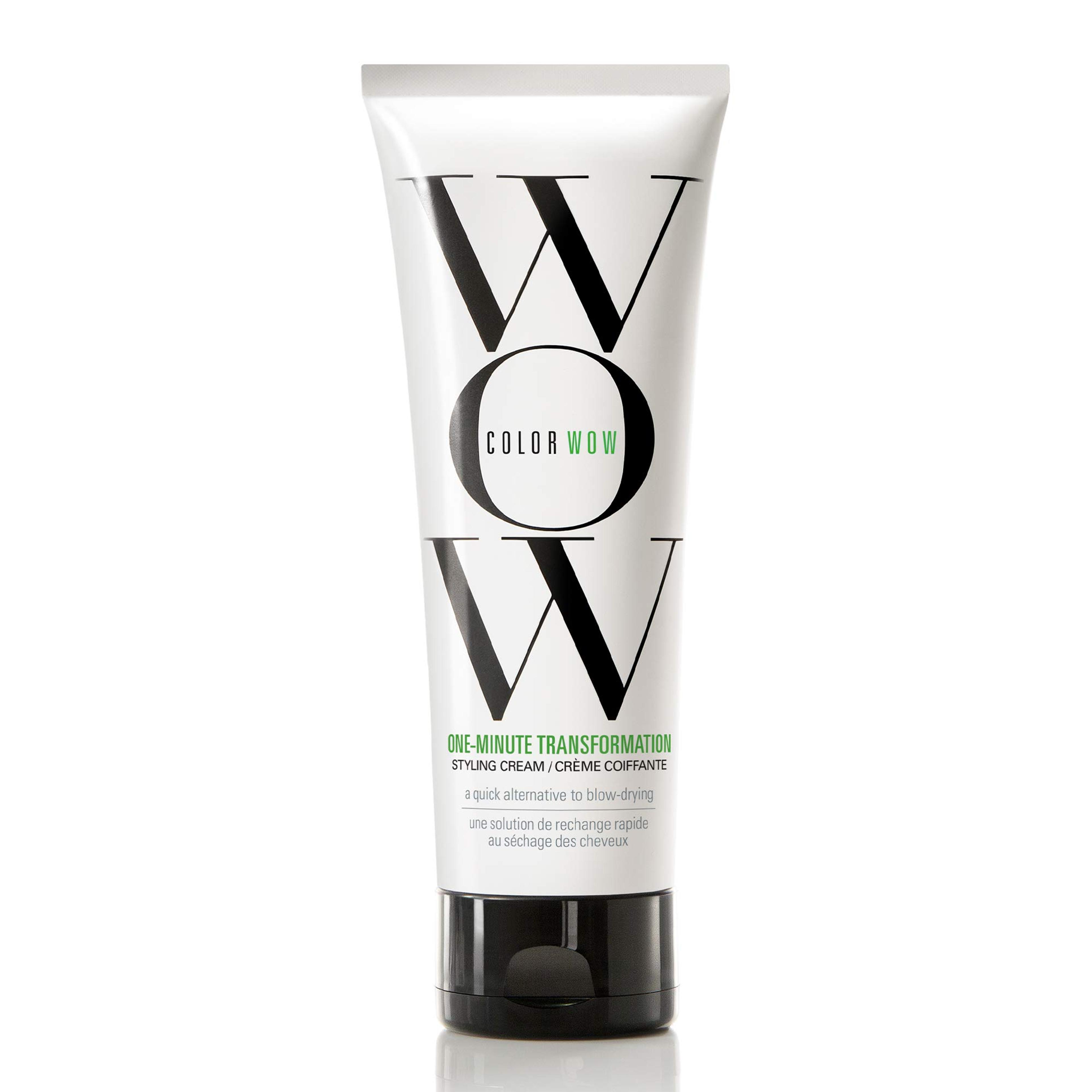 Color Wow One-Minute Transformation â€“ Instant frizz fix; Nourishing styling cream smooths, tames + defrizzes on-the-spot; Avocado oil + Omega 3â€™s hydrate, repair for silkier, smoother texture
