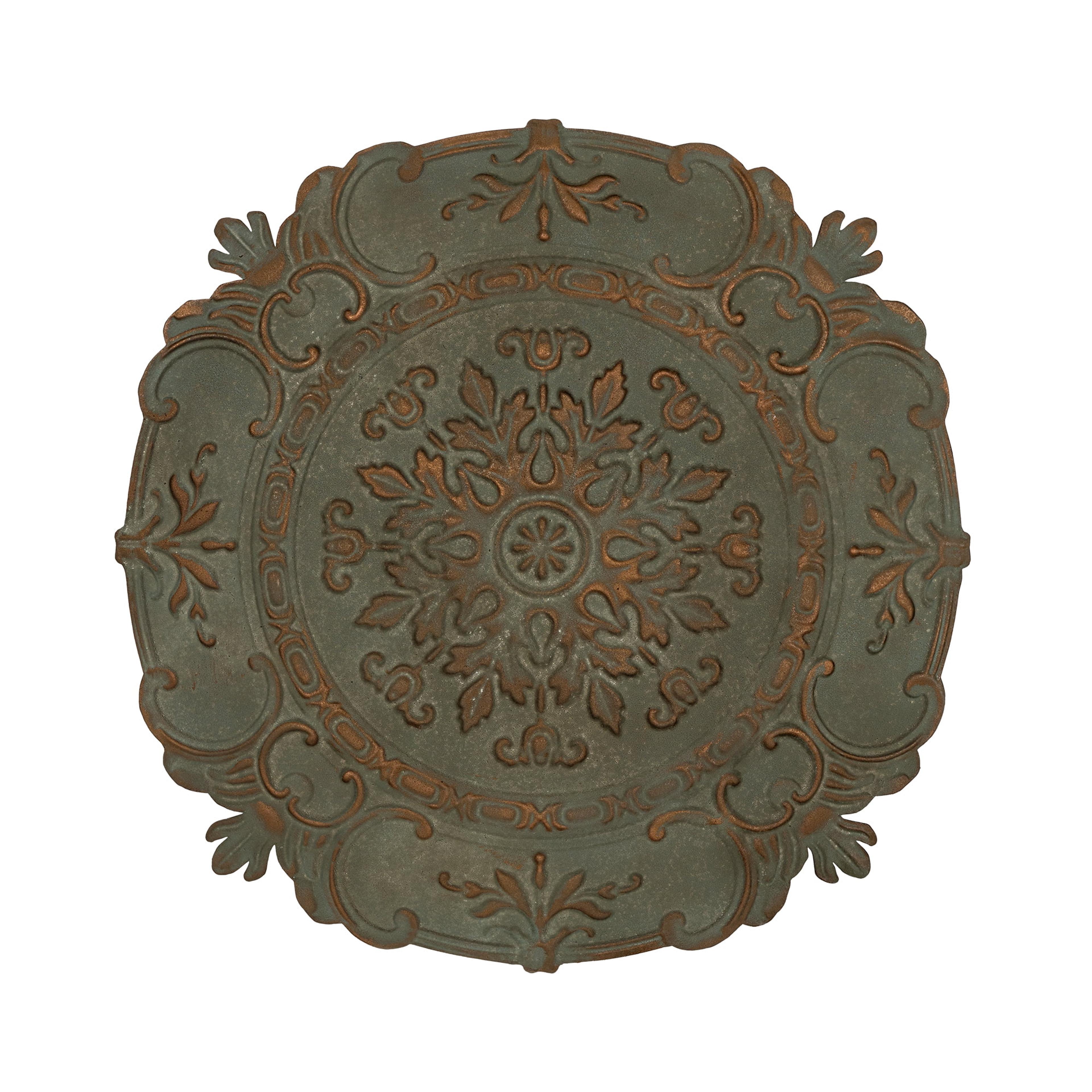 Stratton Home Decor European Medallion Wall Decor in Blue - Walmart.com