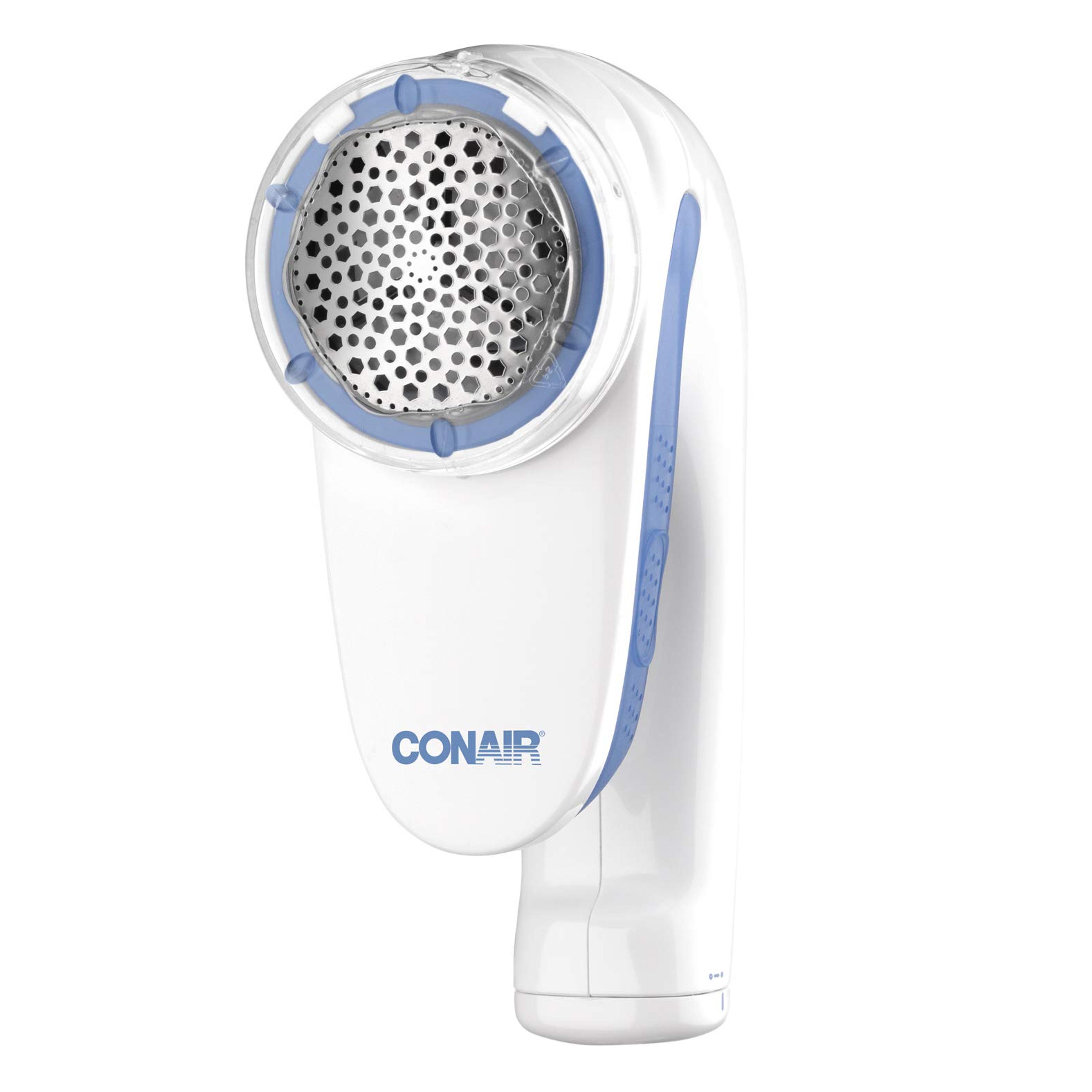 Conair Fabric Shaver and Lint Remover, Battery Operated Portable Fabric Shaver, White