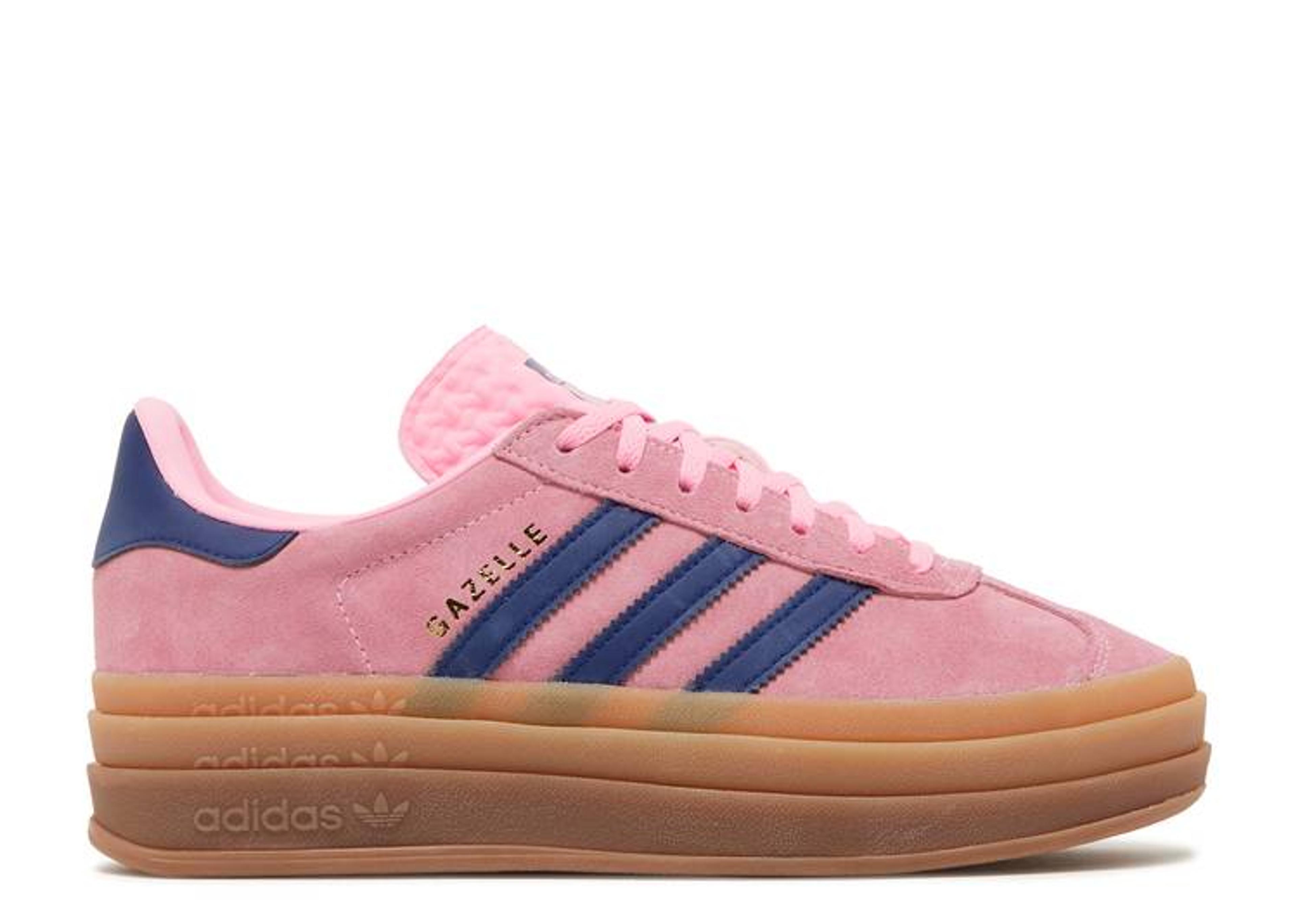 Wmns Gazelle Bold 'Pink Glow Gum' - Adidas - H06122 - pink glow/victory blue/gum | Flight Club