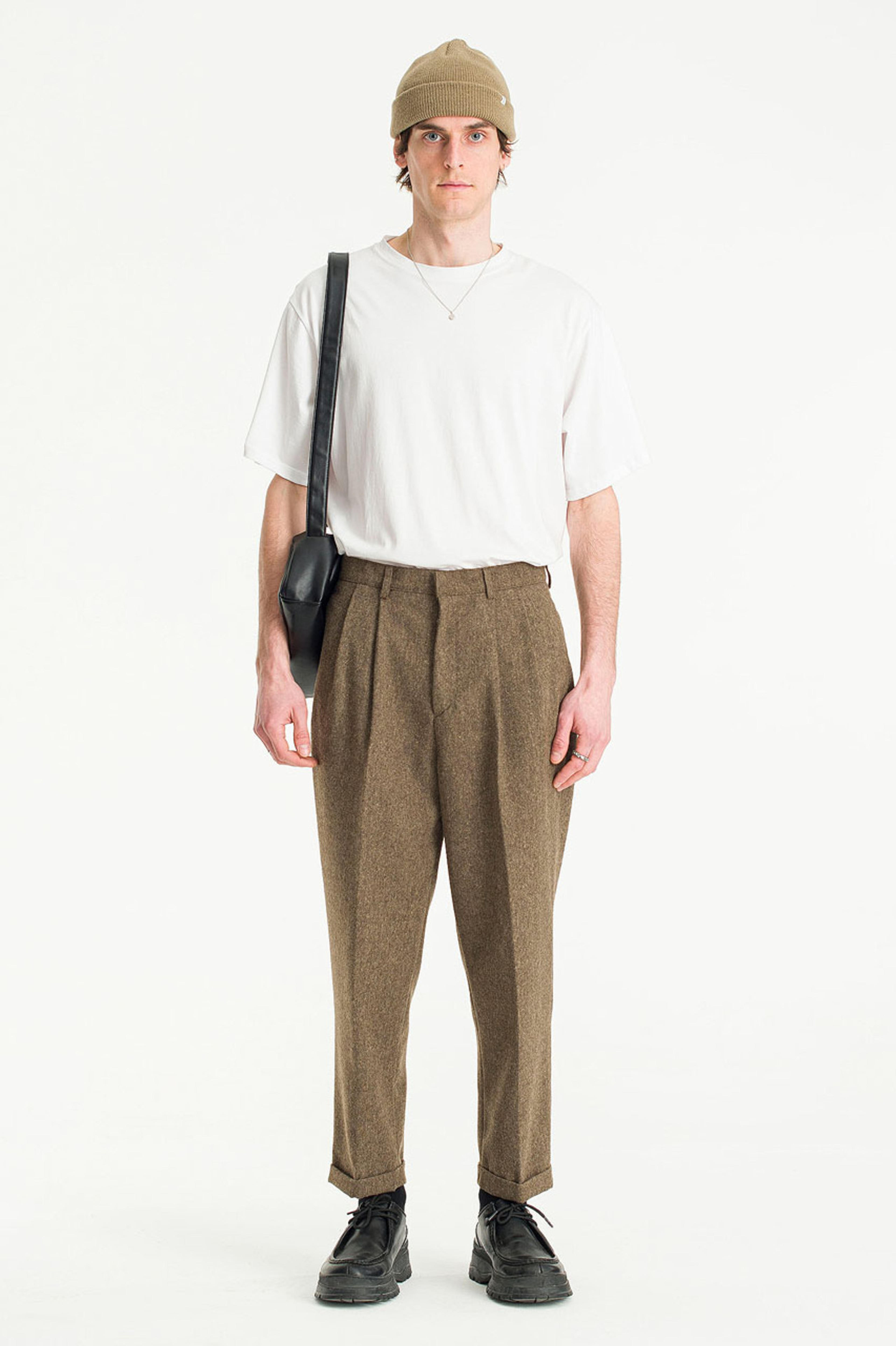 Menswear | Volk Wool Trousers, Hazel