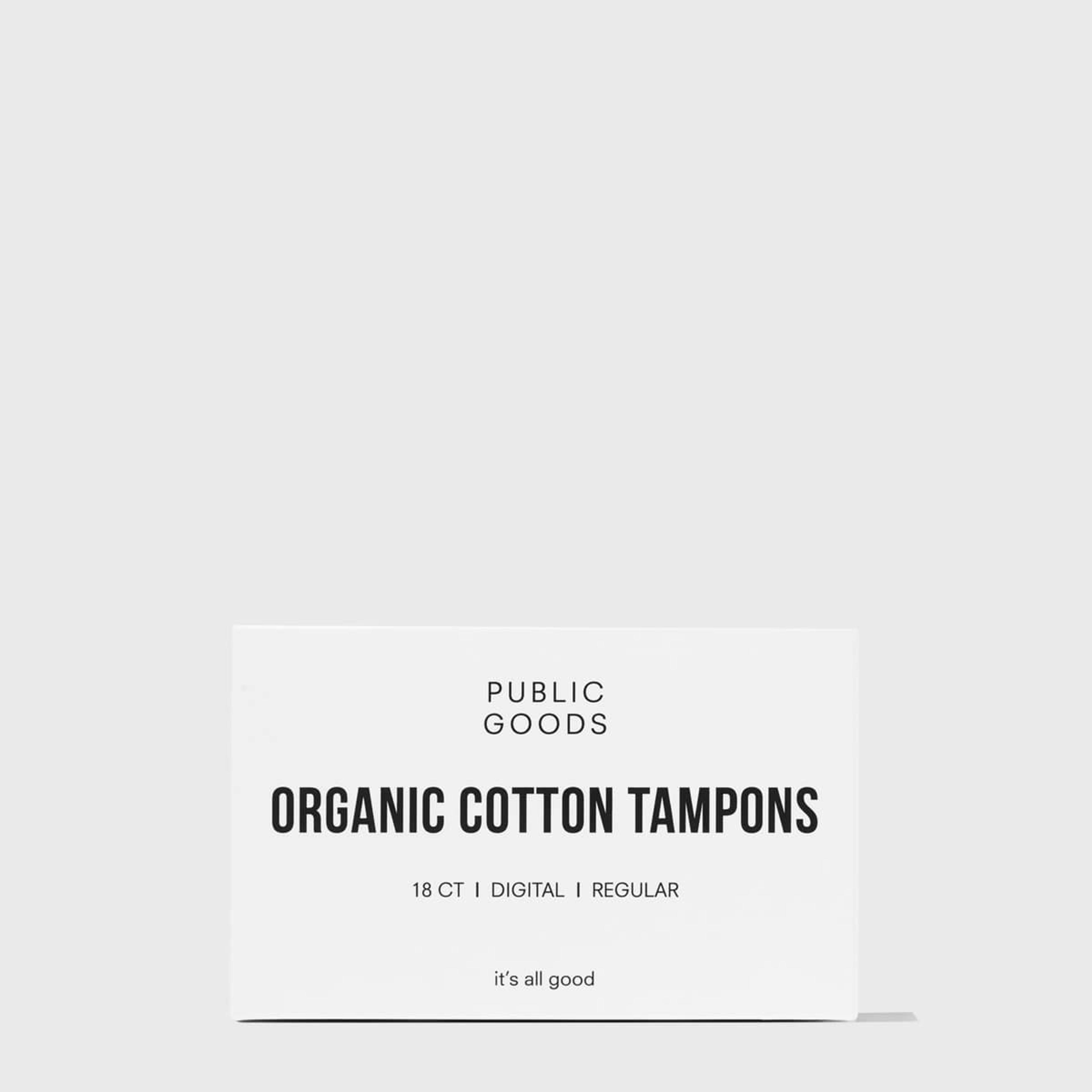 Applicator Free Cotton Tampons - Regular