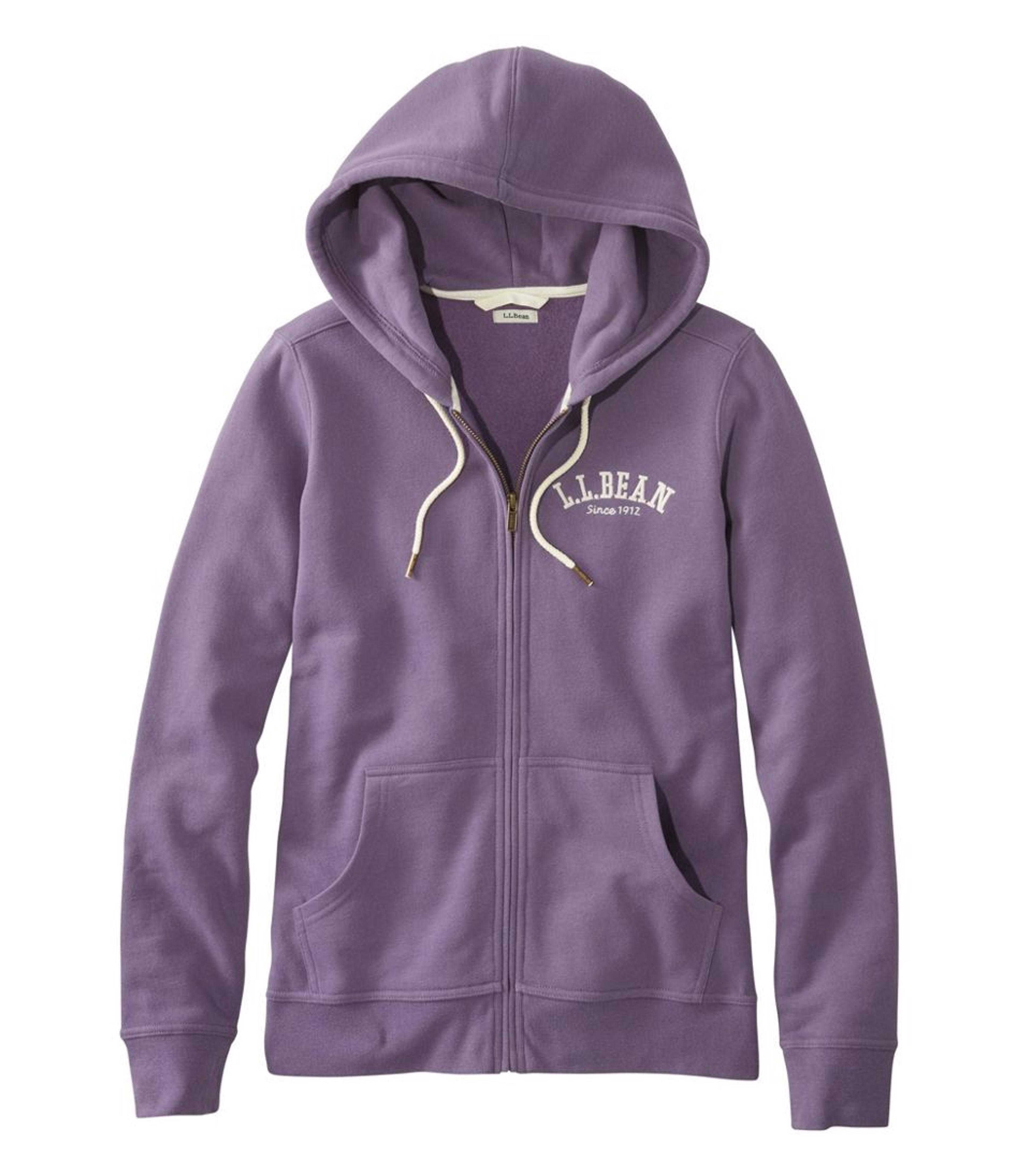 Women's L.L.Bean 1912 Sweatshirt, Full-Zip Hooded Logo | Sweatshirts & Fleece at L.L.Bean