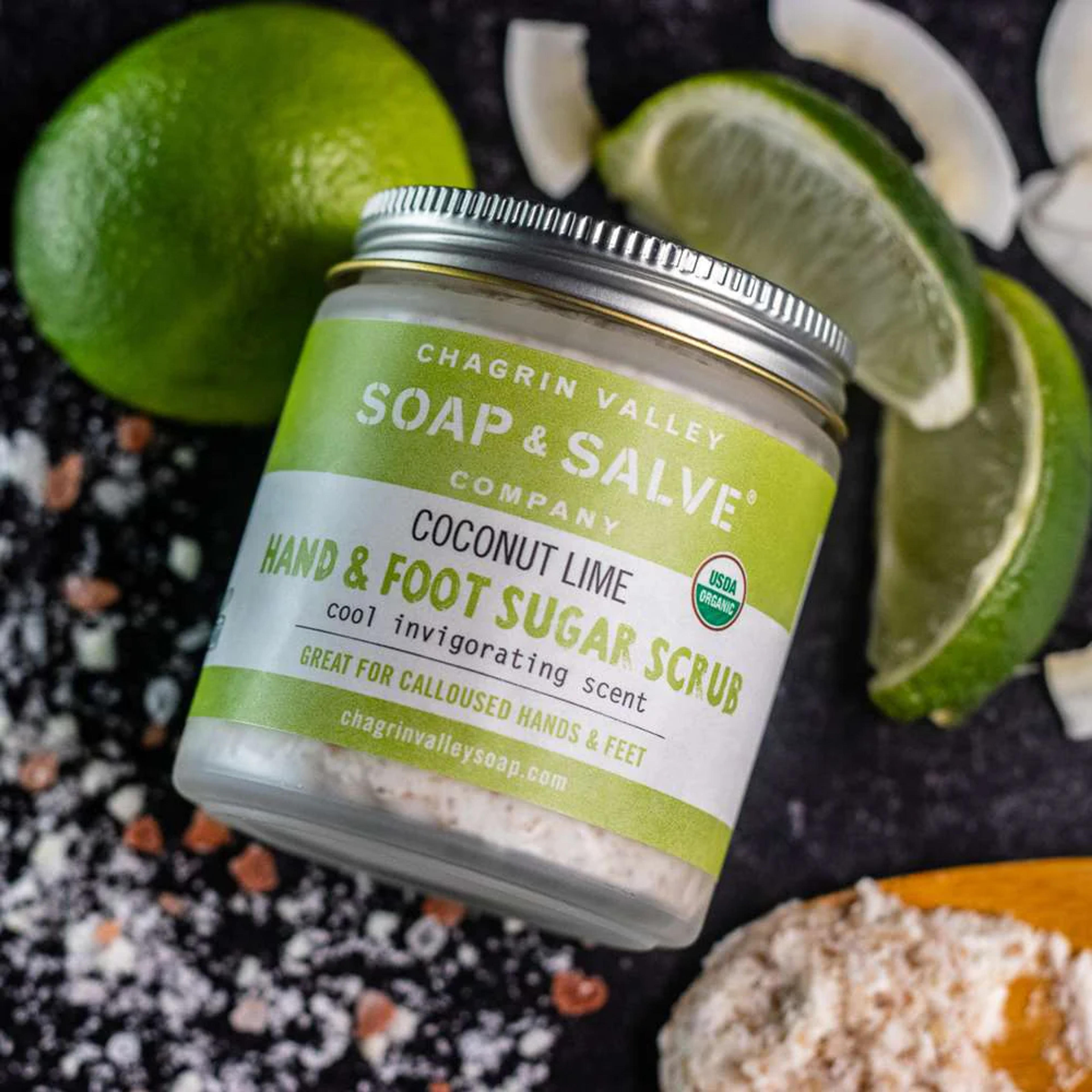 Sugar Scrub: Coconut Lime Hand & Foot Polish – Chagrin Valley Soap & Salve