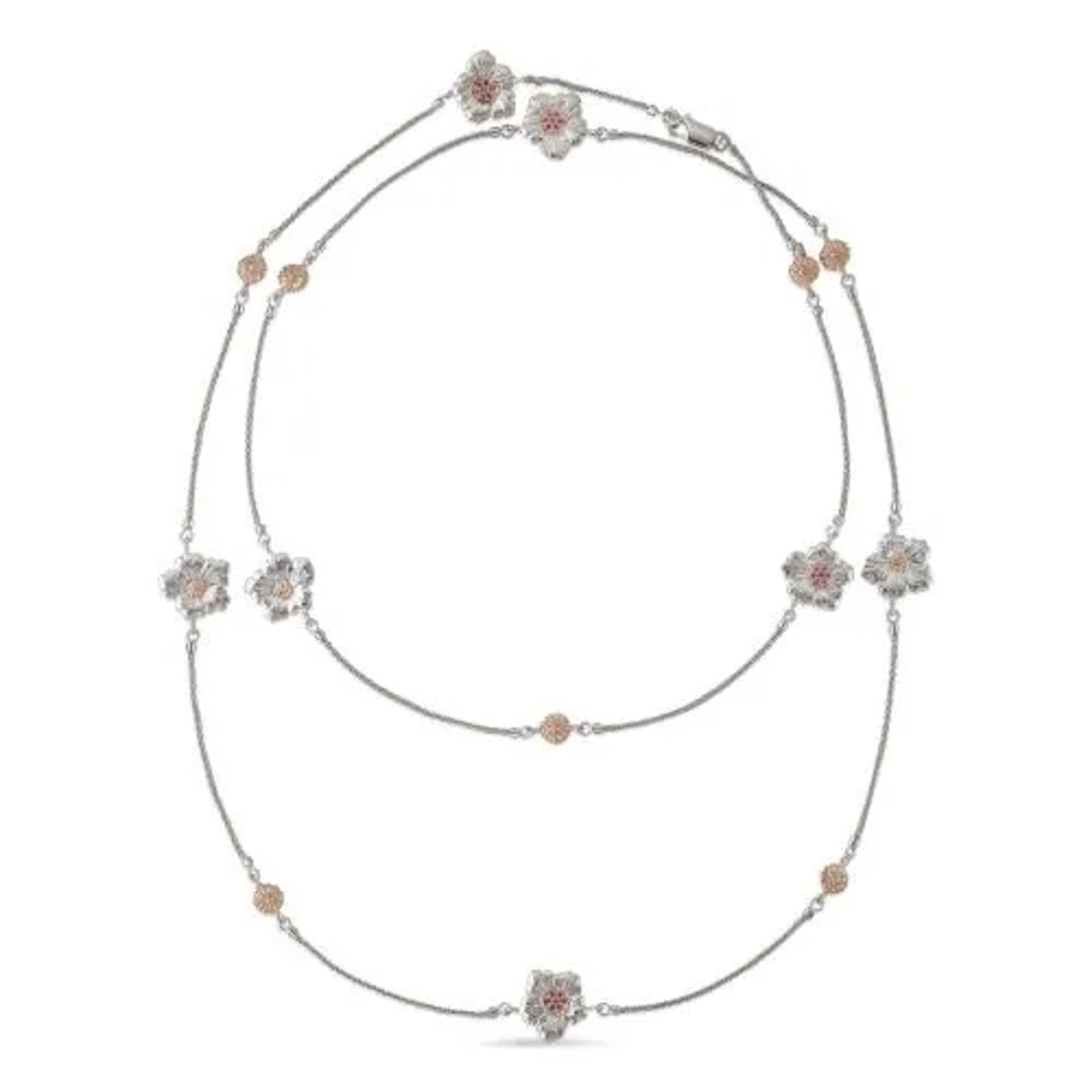 BLOSSOMS SAPPHIRES NECKLACE