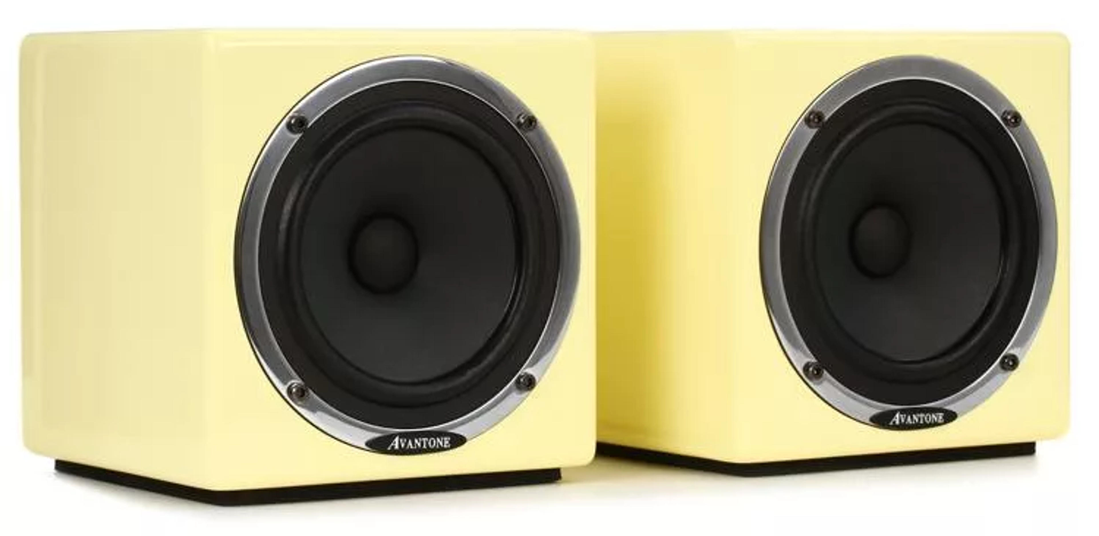 Active MixCubes 5.25 inch Powered Studio Monitor Pair - Retro Cream | Sweetwater