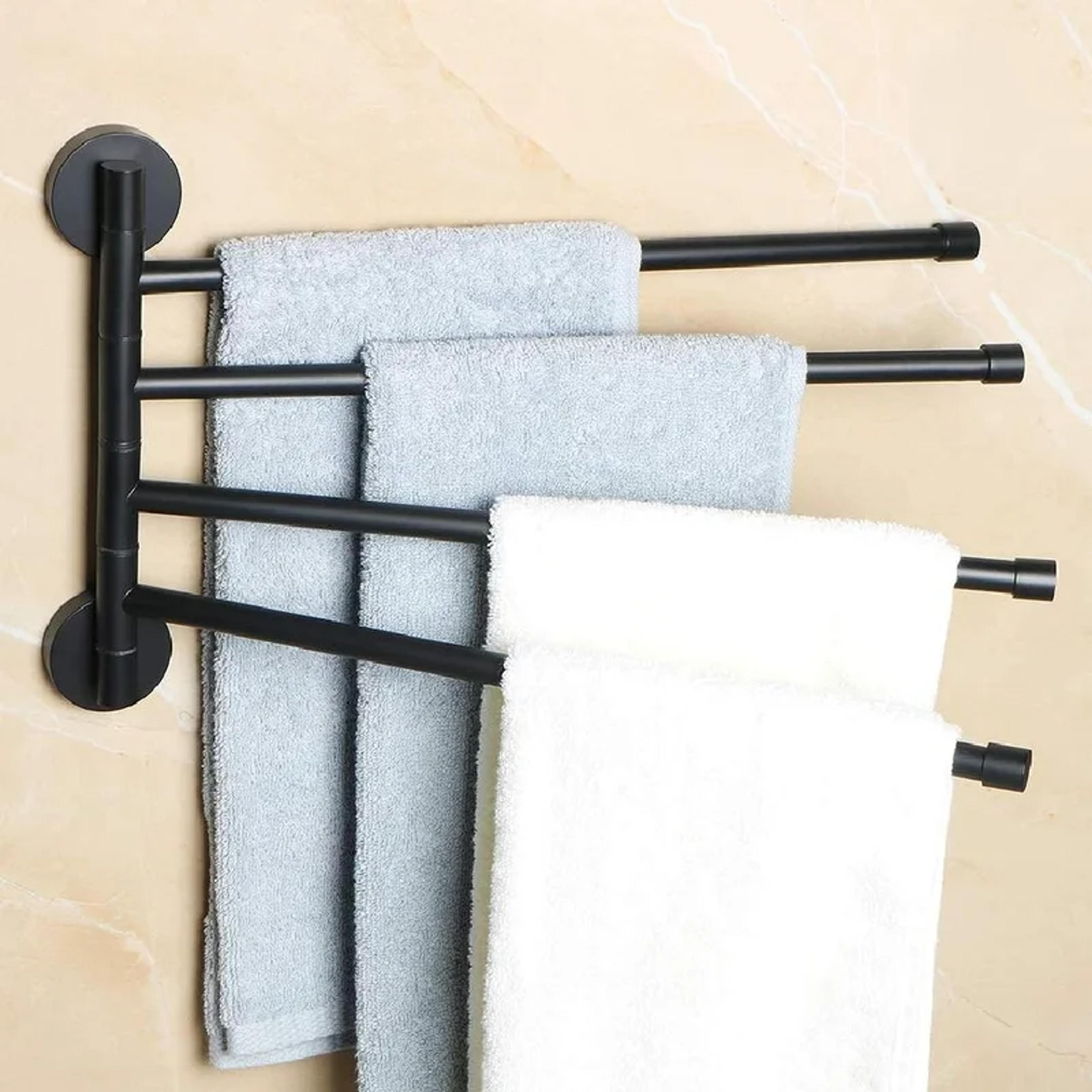 kingzone Swing Out Wall Mounted Towel Rack | Wayfair