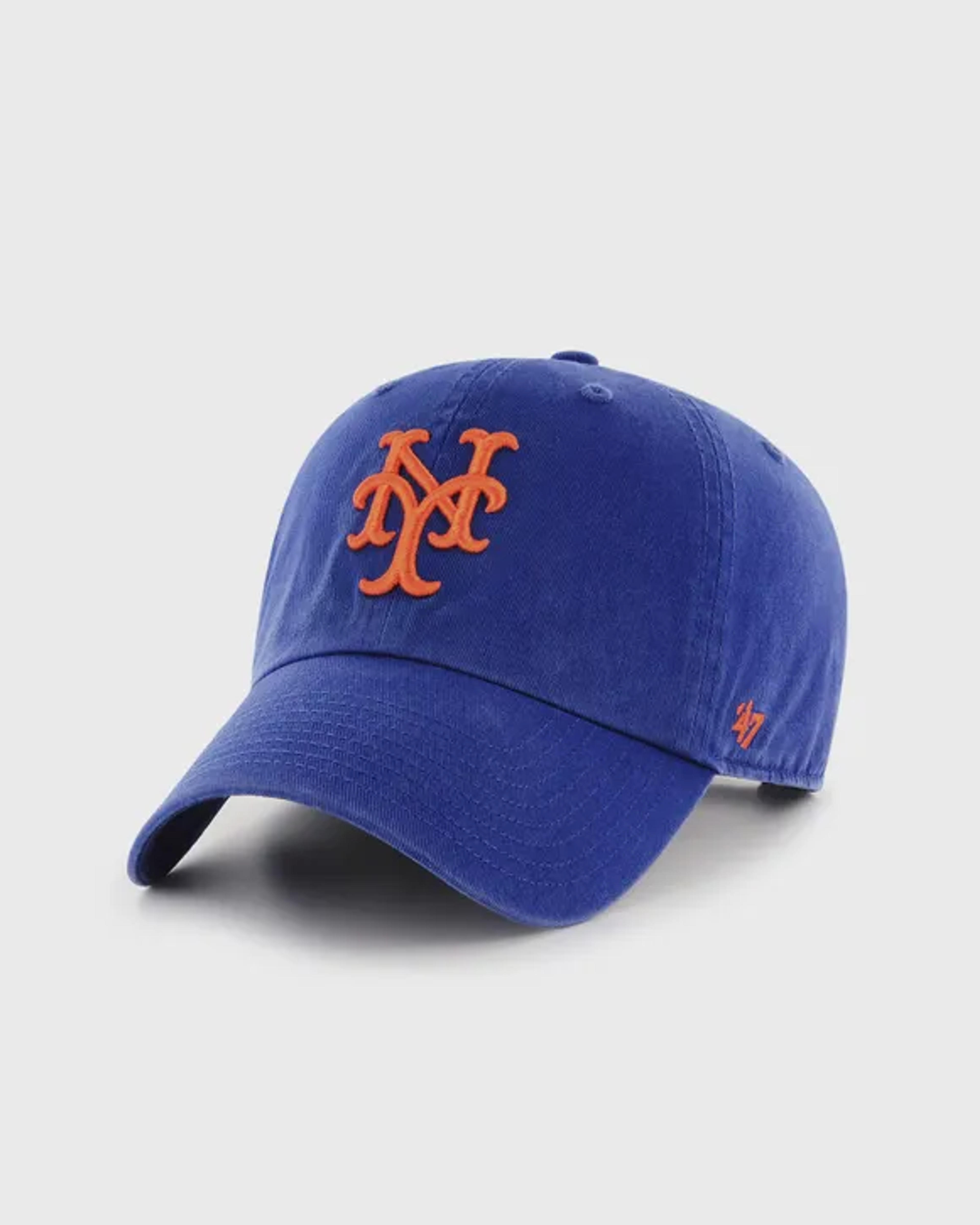 MLB Cooperstown New York Mets '47 CLEAN UP w/ No Loop Label