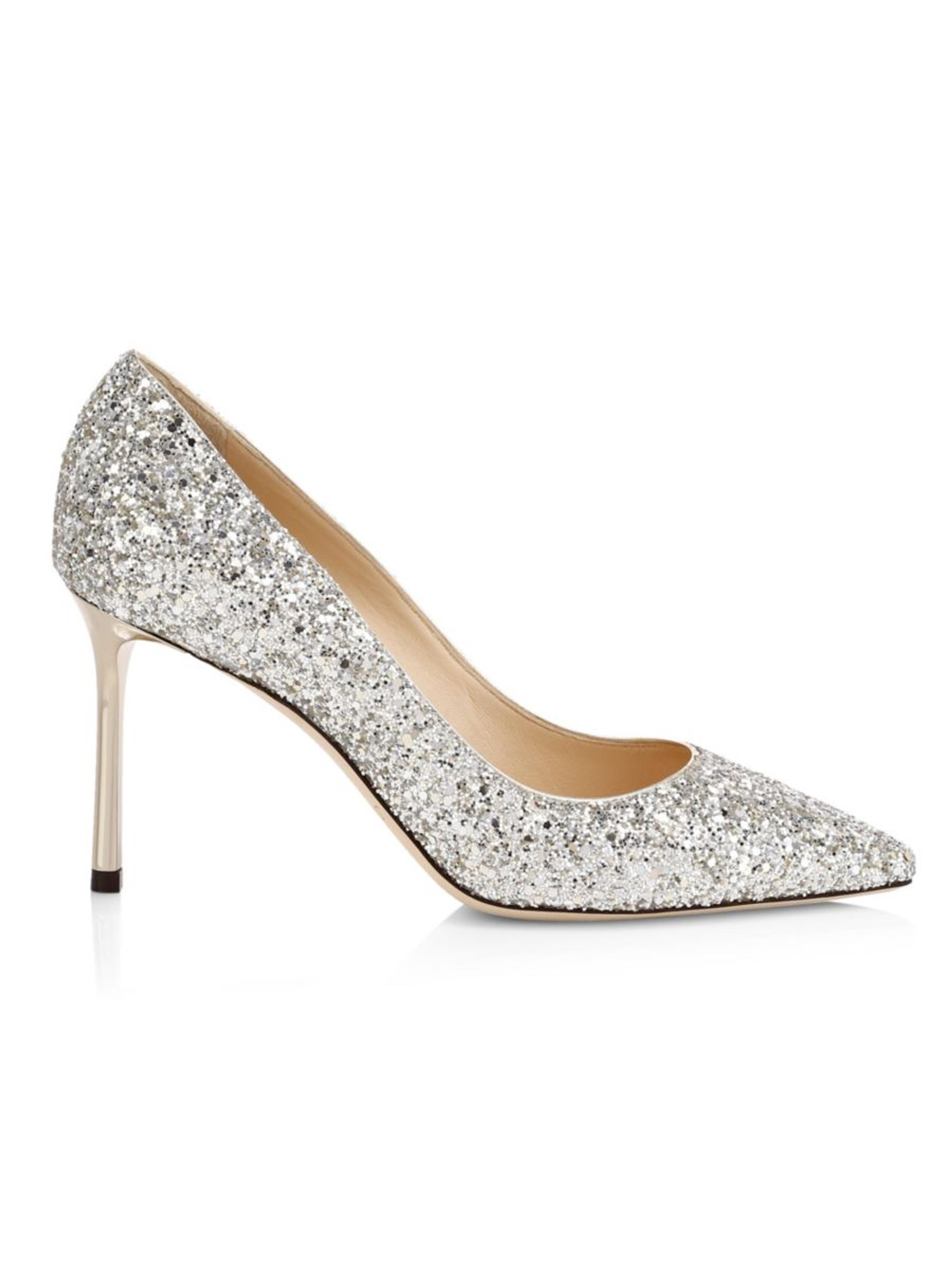 Shop Jimmy Choo Romy Glitter Pumps | Saks Fifth Avenue