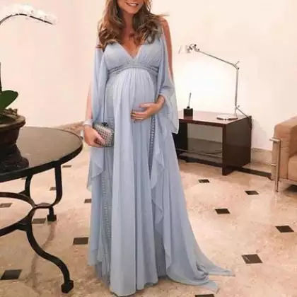 Skylar Maternity Gown in Black - Maternity Wedding Dresses, Evening Wear  and Party Clothes by Tiffany Rose US