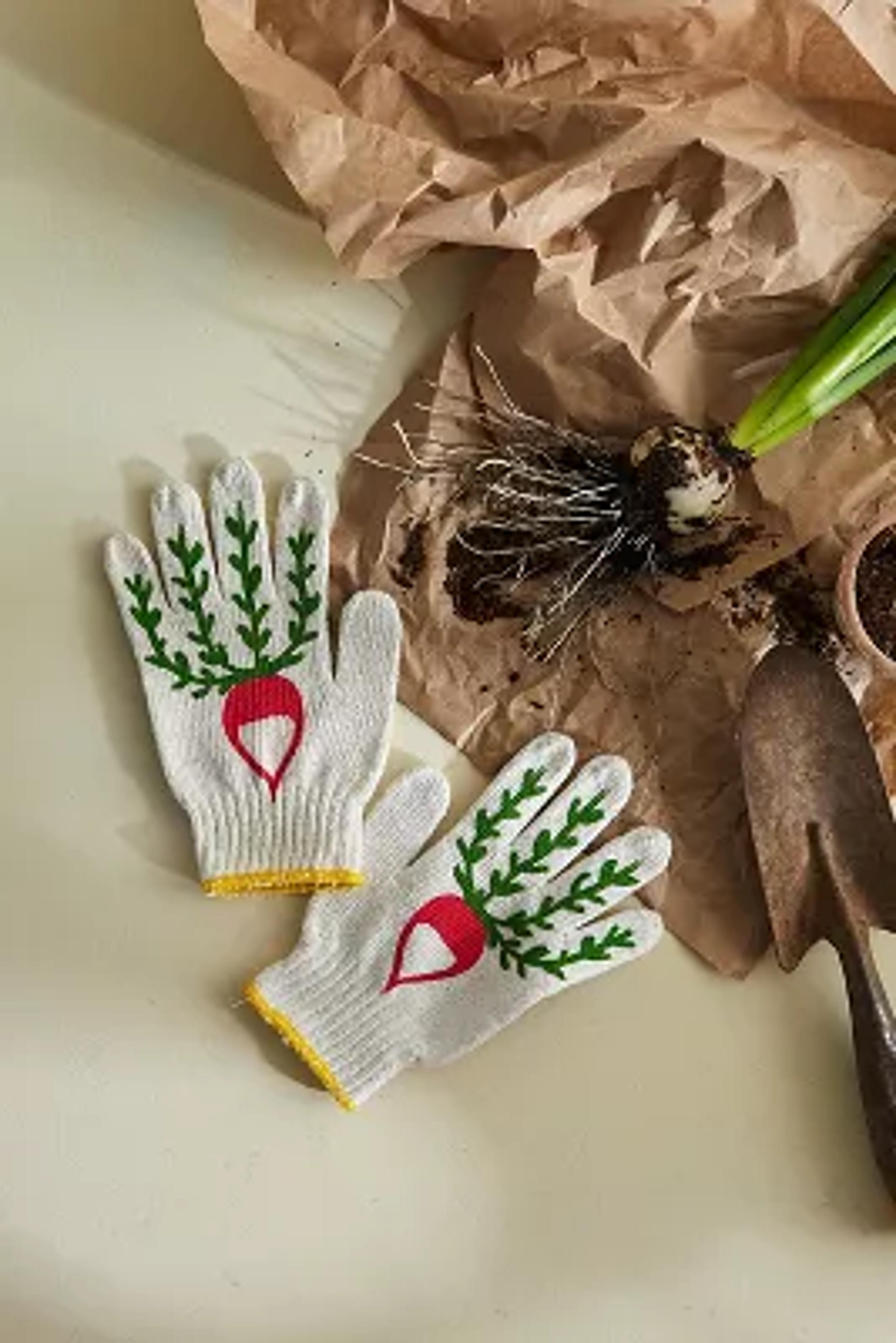 Radish Garden Gloves | AnthroLiving