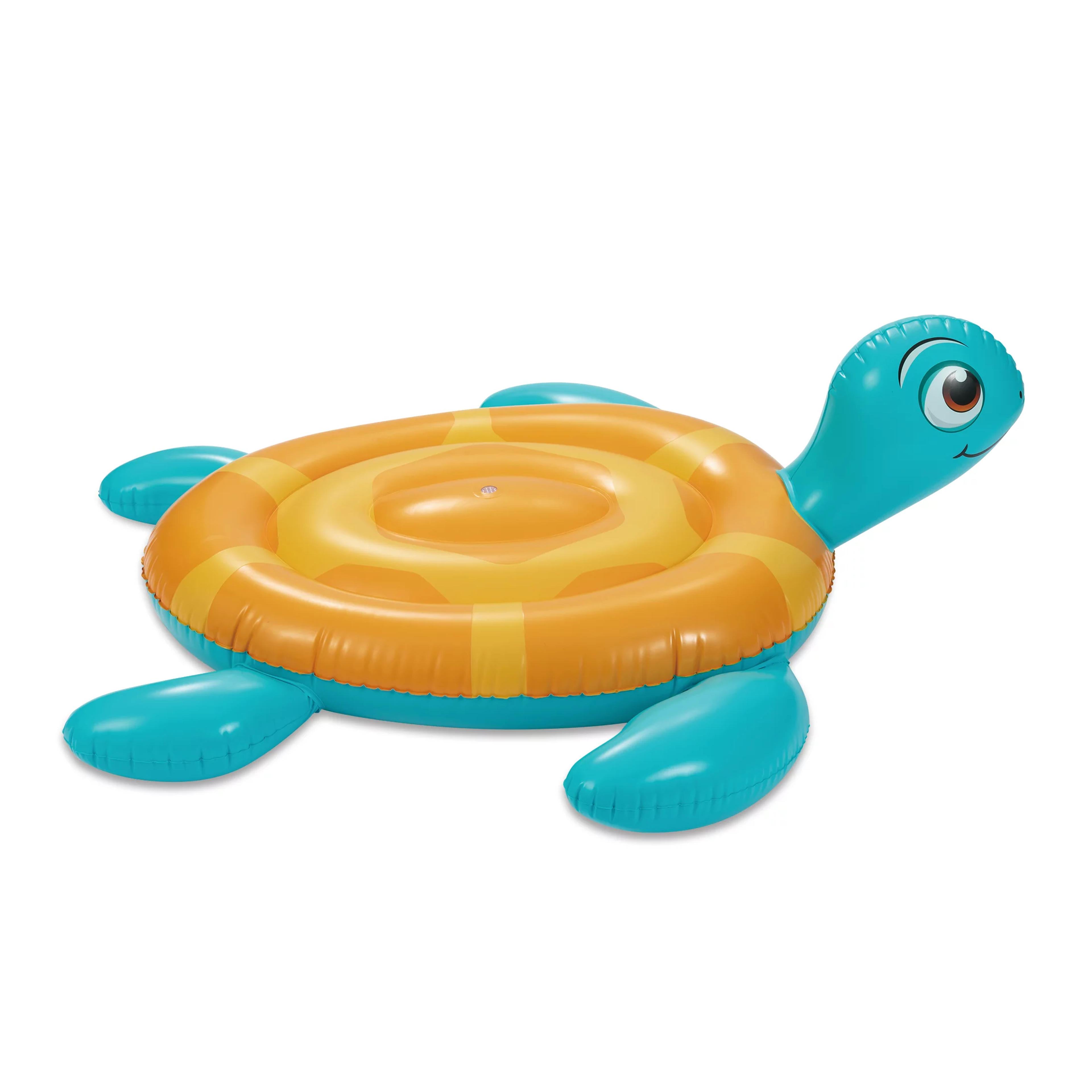 Play Day Inflatable Sea Turtle Water Sprinkler Pool Game, Ages 3 & Up, Unisex