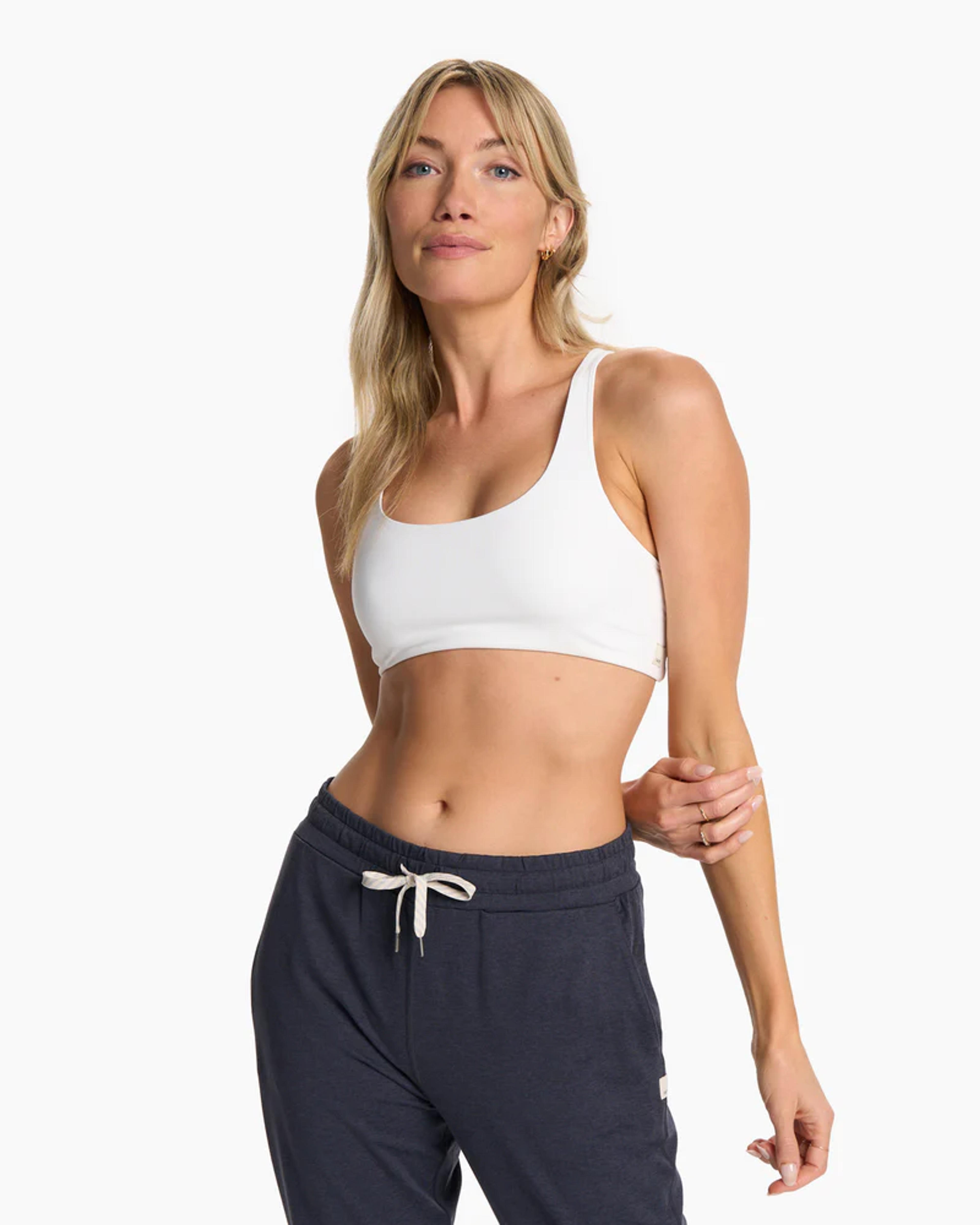 Yosemite Bra | Women's White Sports Bra | Vuori